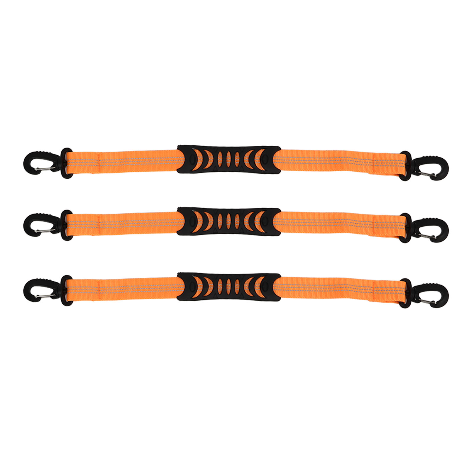 3-teiliger Tragegurt Für Rollschuhe, Skischuhe Und Snowboards – Orangefarbener Nylon-sportschuhträger