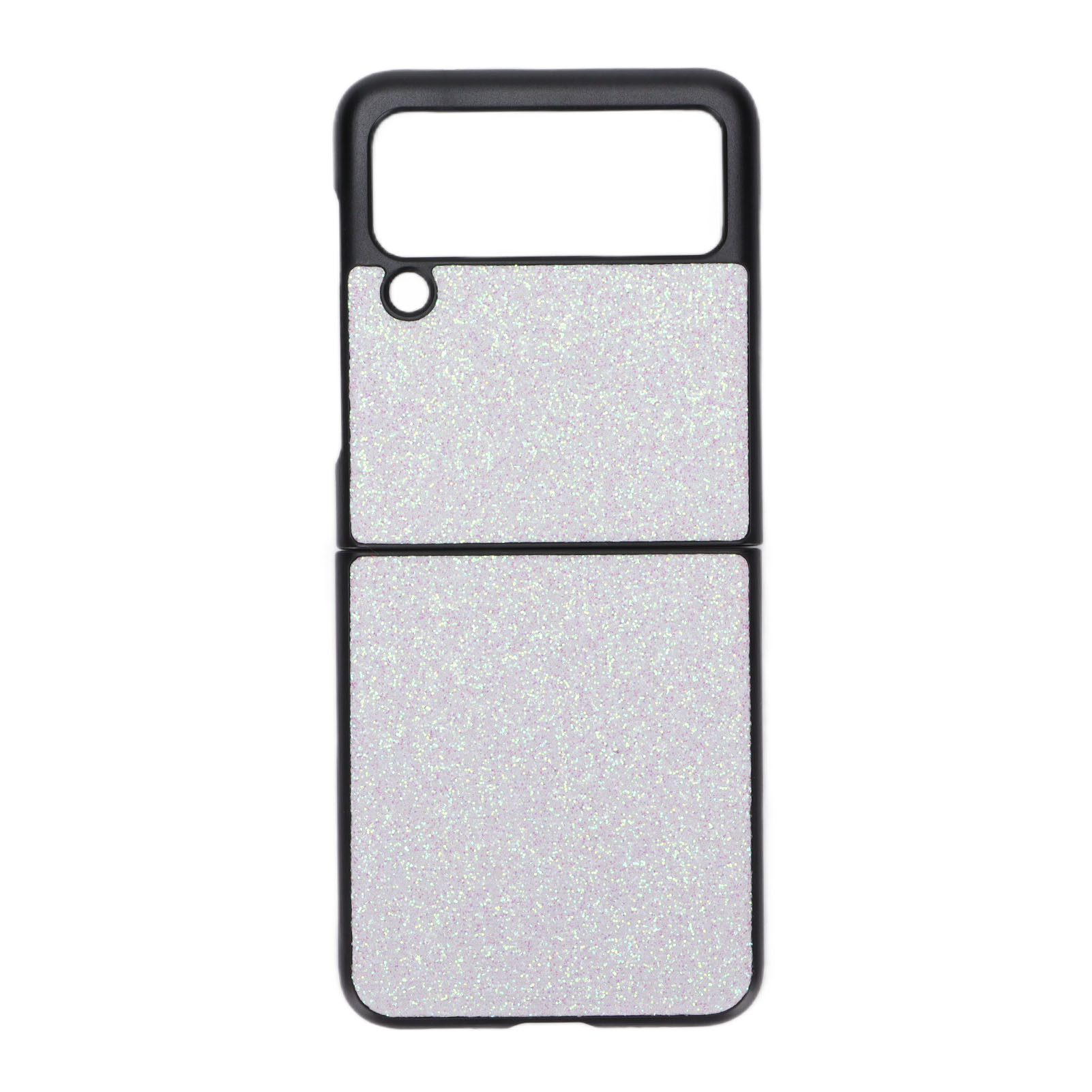 Weiße Und Rosa Kristall-schutzhülle Für Galaxy Z Flip 3