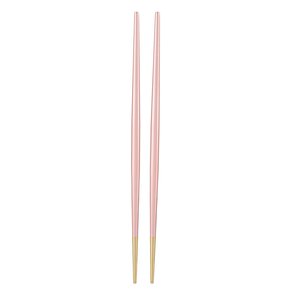Sushi-essstäbchen Aus Roségoldenem Edelstahl 304 – Japanisches Besteckset