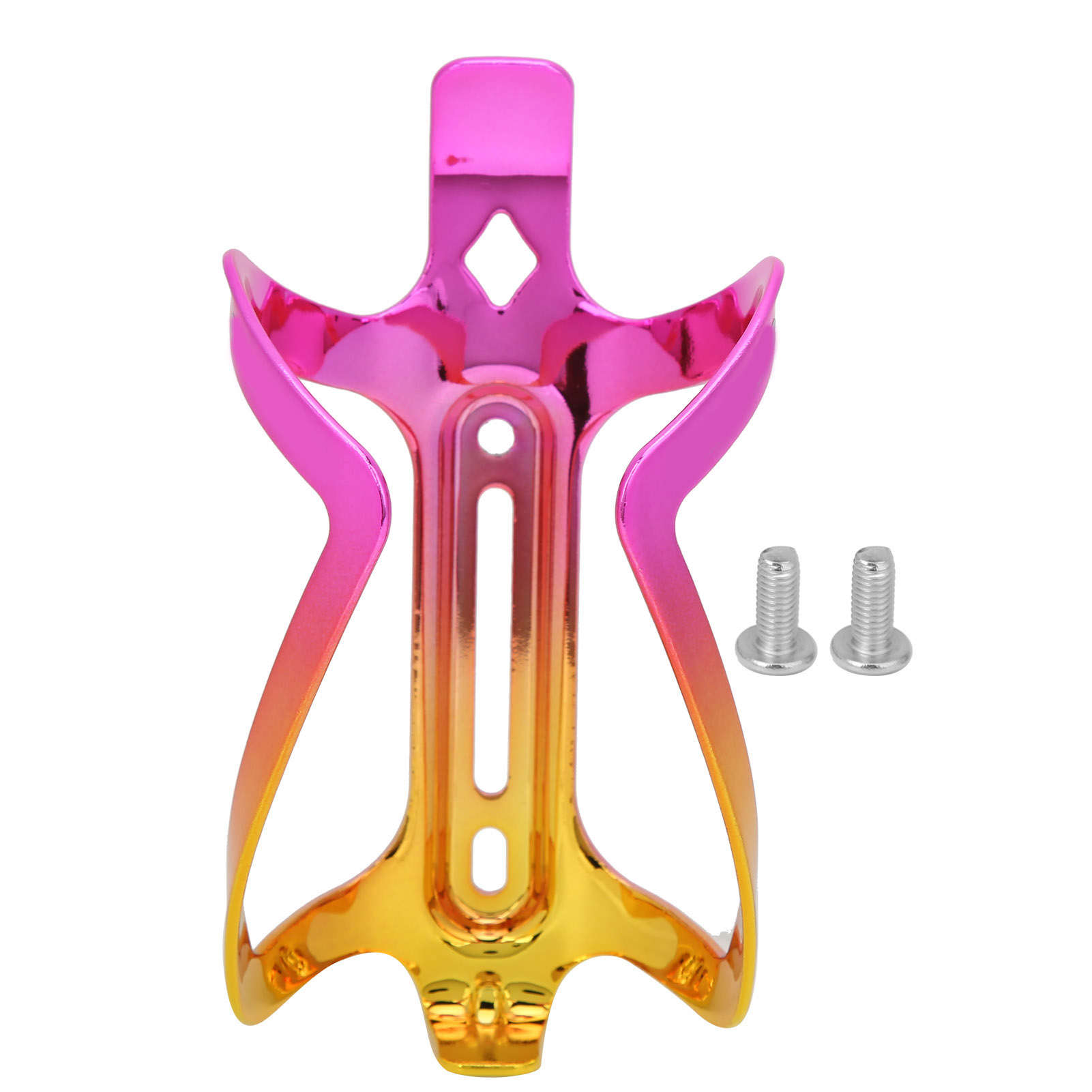 Gub Wasserflaschenhalter Aus Aluminiumlegierung Für Mountainbikes, Sichere Befestigung, Roségoldenes Blumenmuster