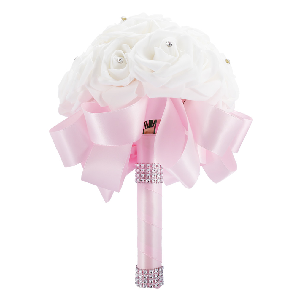 Künstlicher Rosa Brautstrauß Für Hochzeitsdekoration Und Accessoires
