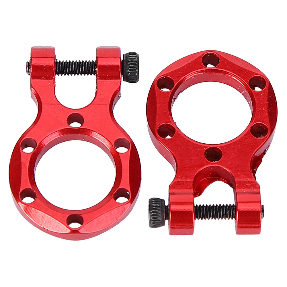 2-teilige Anhängerkupplung Aus Metall Für Traxxas Trx-4, 1/10 Rc-dekorationszubehör (rot)