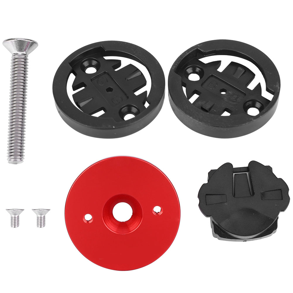 Mountainbike Aus Aluminiumlegierung – Set Aus Griffen, Halterung Und Tankabdeckung – Fahrradzubehör Und Werkzeug, Rot