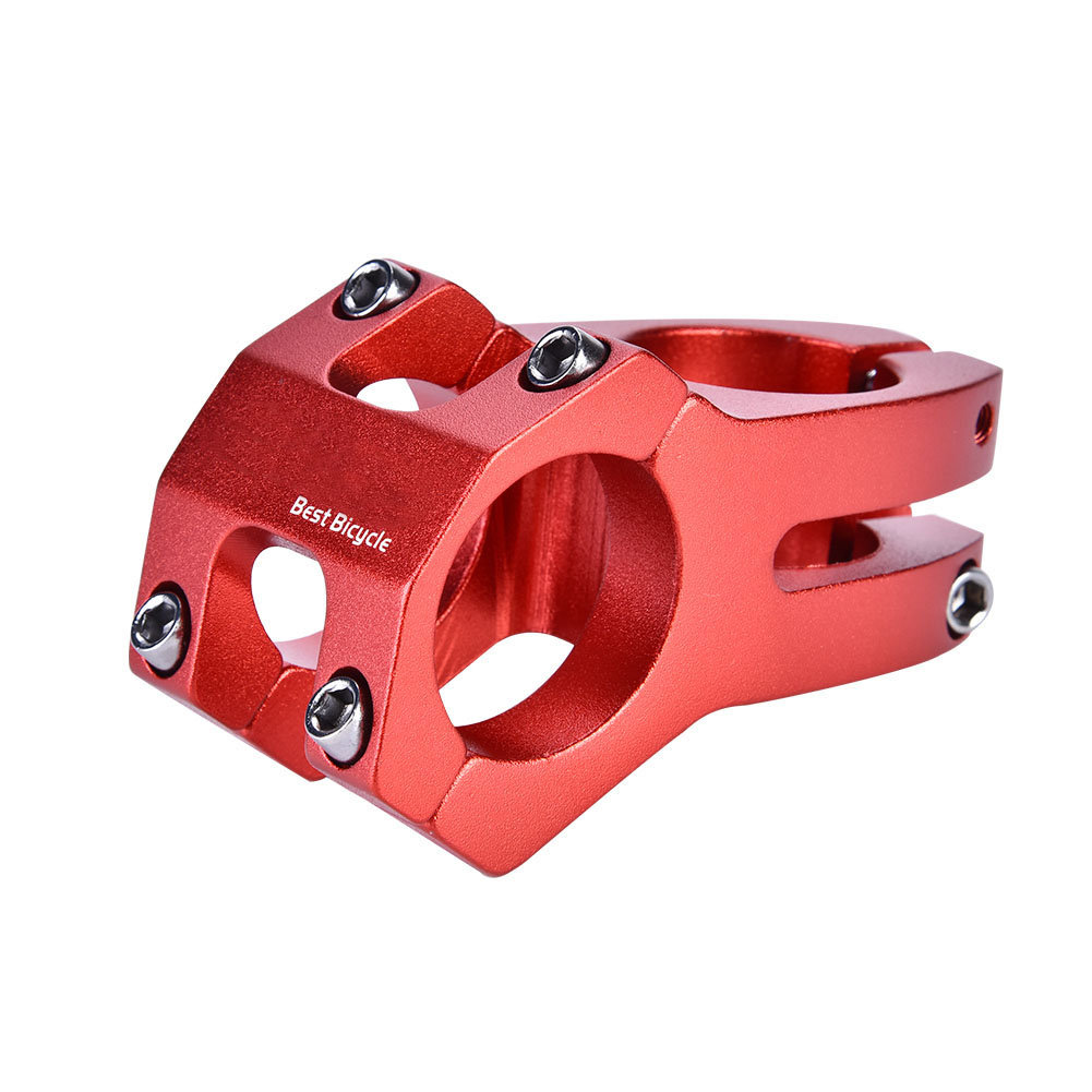 31,8 Mm Vorbau Aus Aluminiumlegierung Für Mountainbikes, Zubehör Für Fixie-bikes (rot)