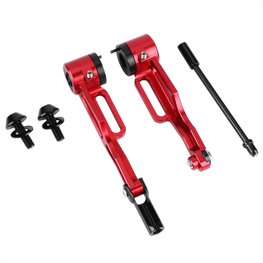 Stück Aluminium-v-bremshebel Für Fahrräder, Kurzer Bremshebel, Rot, Fahrradzubehör