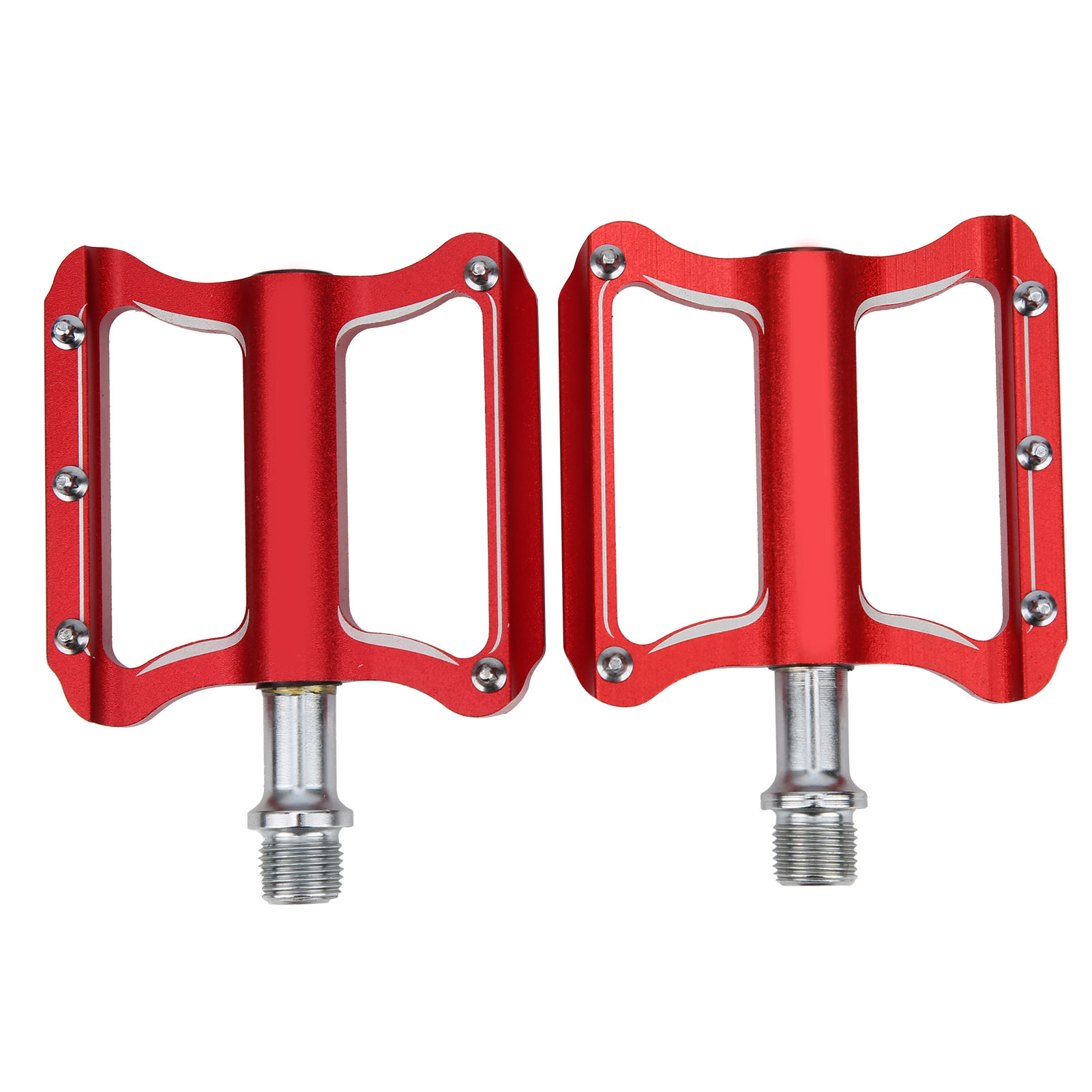 Gub Gc020-du Rennradpedale Aus Aluminiumlegierung Mit Lagern, Fahrradadapterteile, Rot