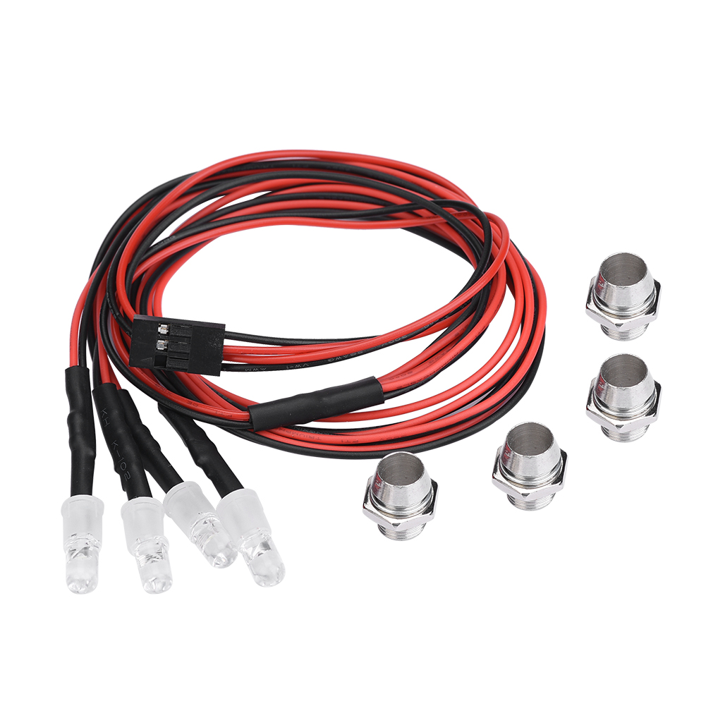 Stück 5-mm-leds Für Rc-autos, Scheinwerfer Und Driftlichter Für Den Modellbau (rot)