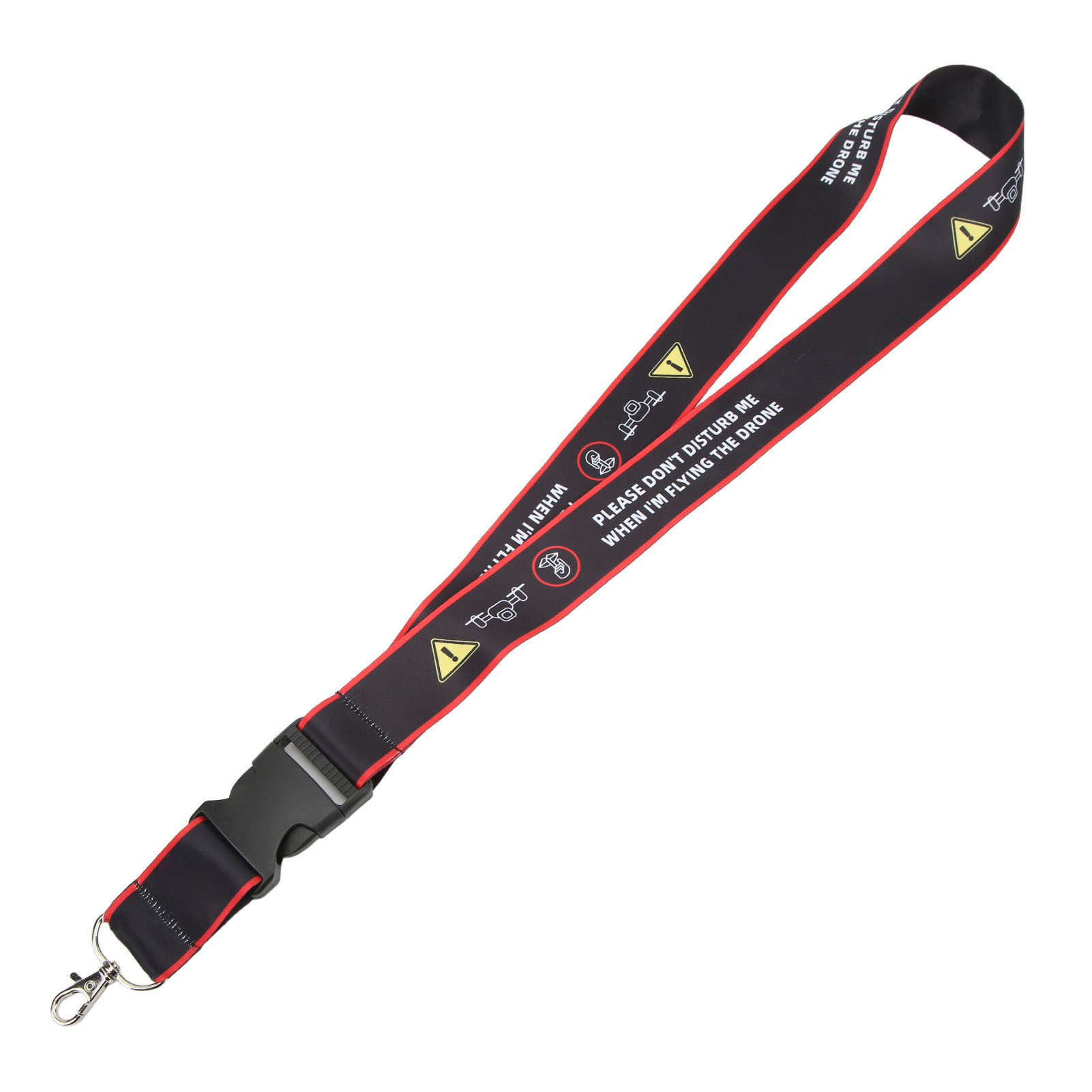 Sicherheitsgurt Für Fpv-fernsteuerung, Aus Robustem Nylon Gefertigt, Mit Warnhinweis, Rote Farbe.