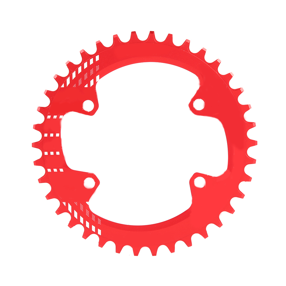 Schmal/breit Lochkreis 96 Mm Ritzel Für M6000, M7000 Und M8000, Einzelnes 38-zähne-kettenblatt, Rot
