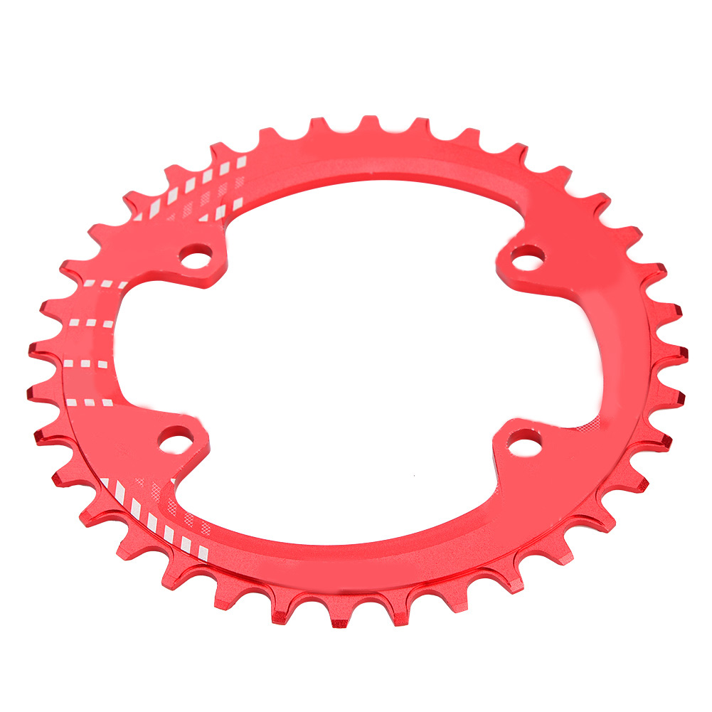 Schmal-breites Kettenrad Mit 96 Mm Lochkreis Für M6000, M7000 Und M8000, 36 Zähne, Rot