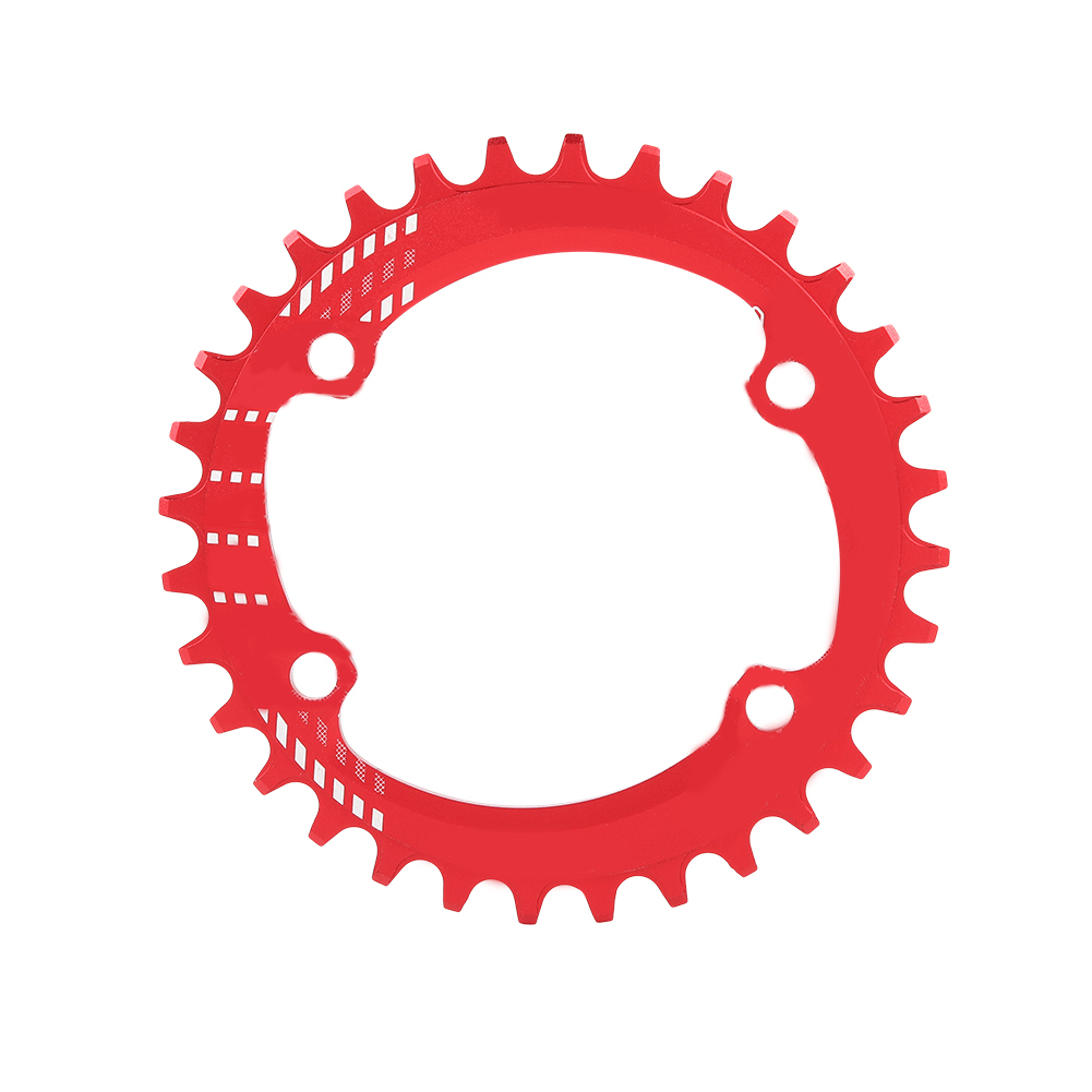 Kettenrad Mit Schmalem Bis Breitem Lochkreis (bcd 96 Mm) Für M6000, M7000 Und M8000, 32 Zähne, Rot