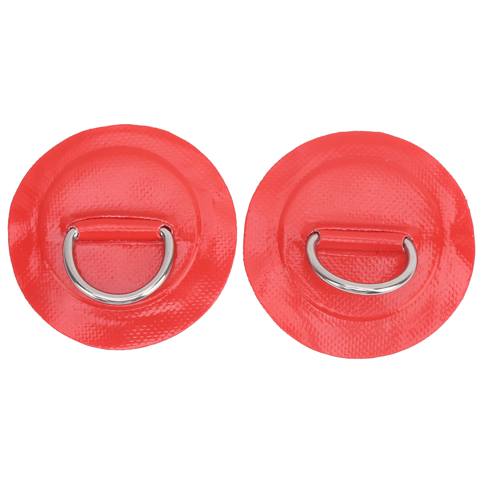 Stück Reparaturflicken Für D-ringe Von Schlauchbooten Aus Pvc Mit Edelstahl-befestigungsschnalle (rot)