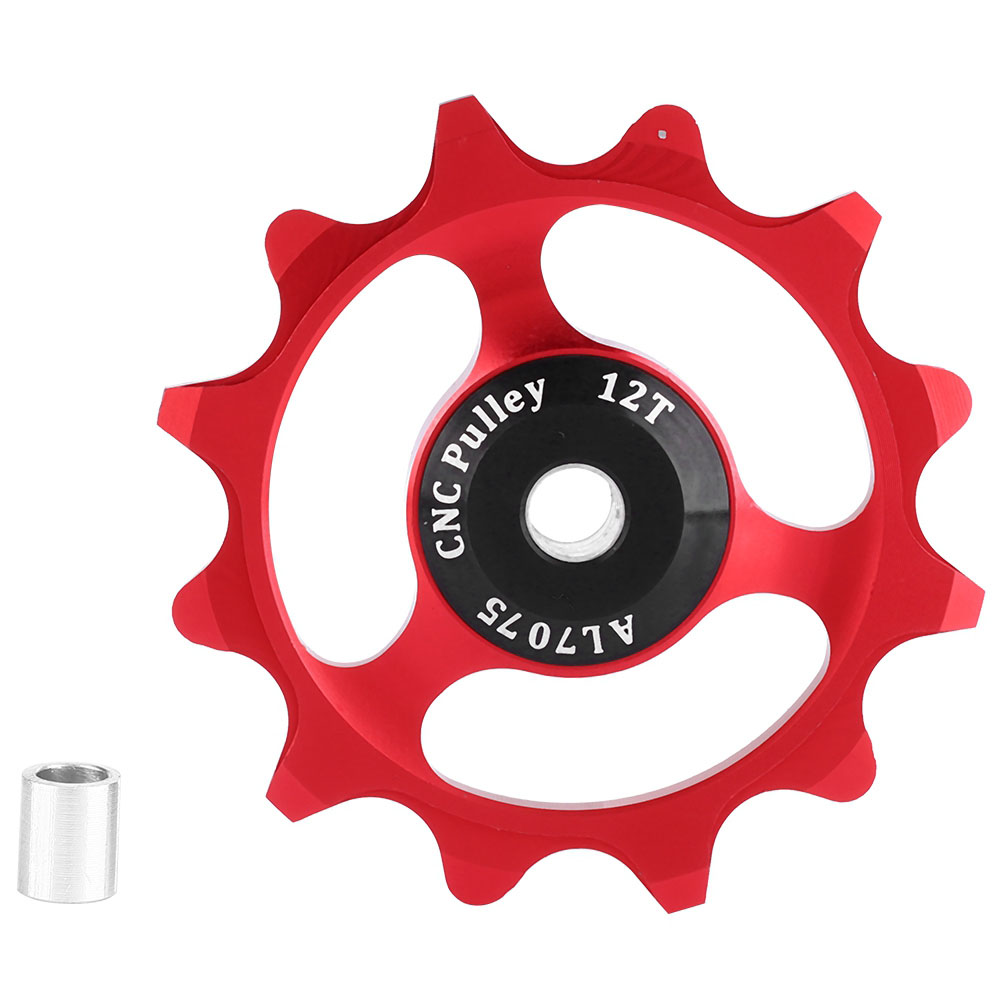 12-zahn-schaltwerksrolle Für Mountainbikes, Kugellager, Rotes Rollenset Für Mountainbikes