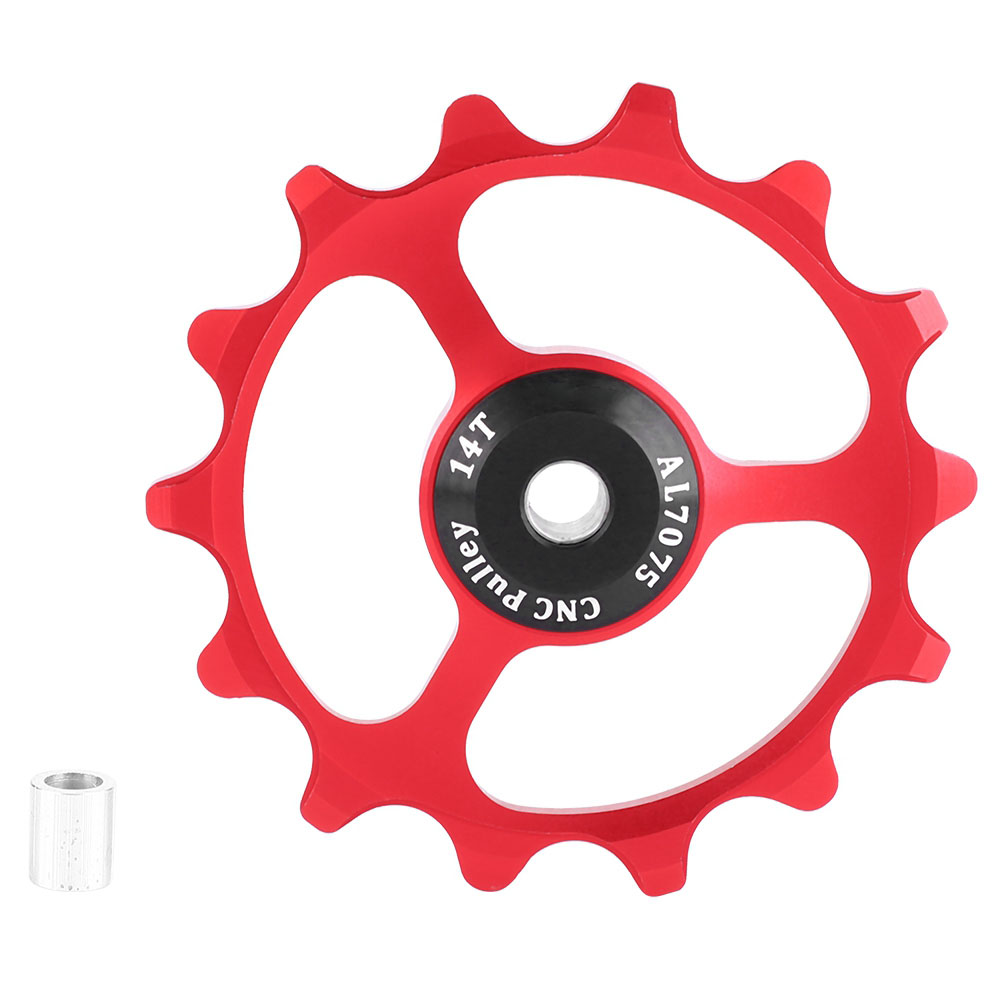Leichte Gub 14t Schaltwerksrolle Für Mountainbikes (rot)