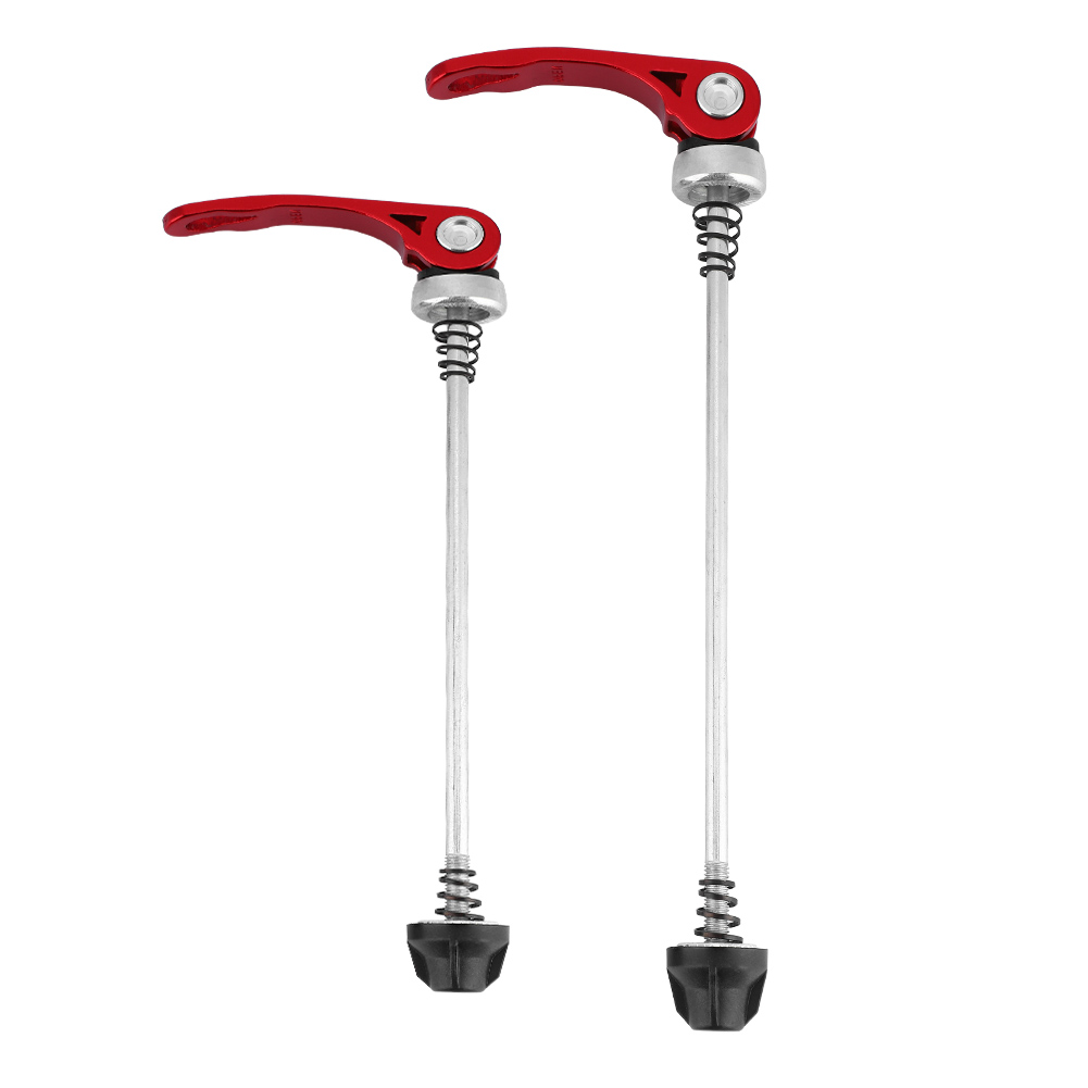 Paar Schnellspannklemmen Für Mountainbikes Und Rennräder, Vorder- Und Hinterachse (rot)