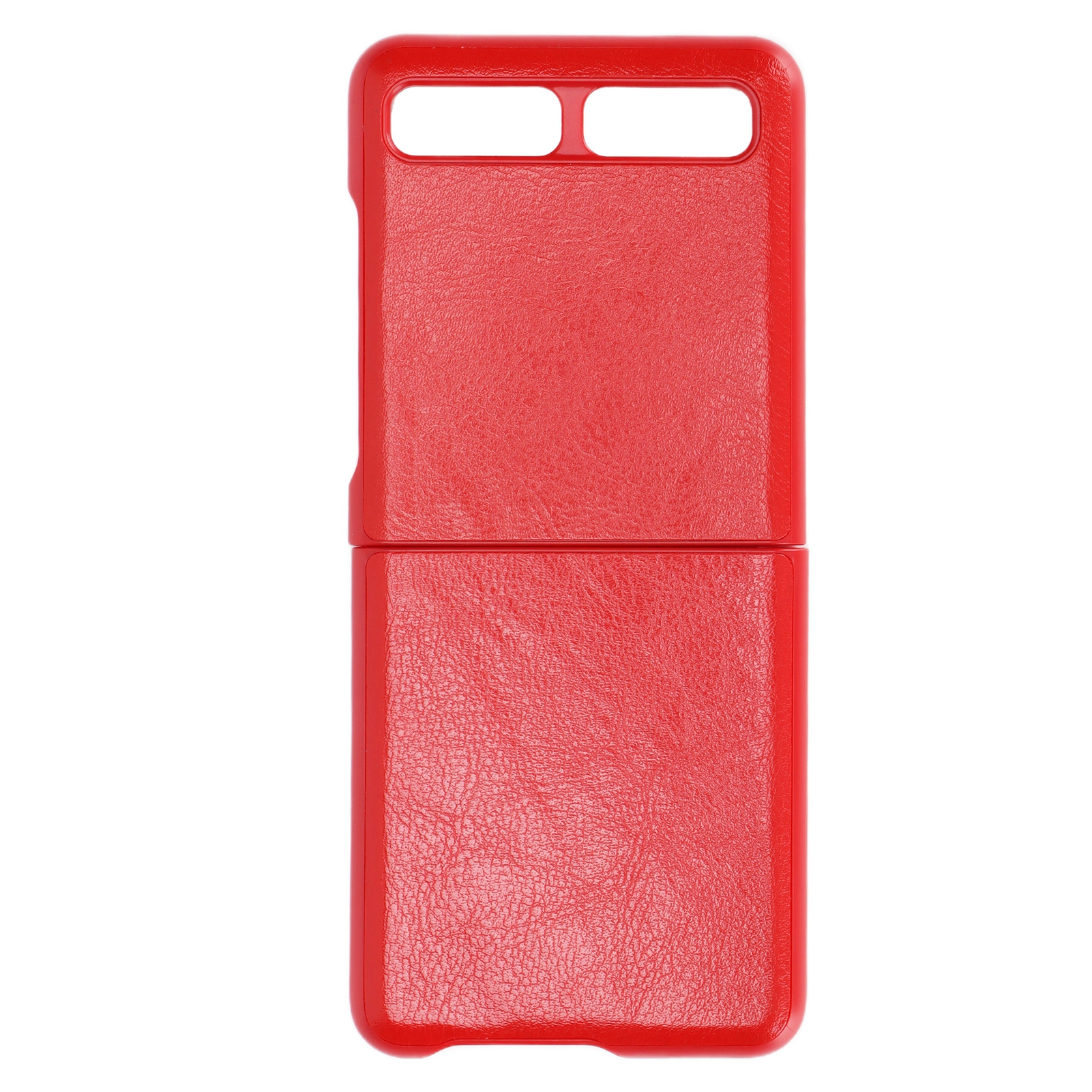 Schutzhülle Aus Leder Für Samsung Galaxy Z Flip, Kratzfest, Rotes Modell 2