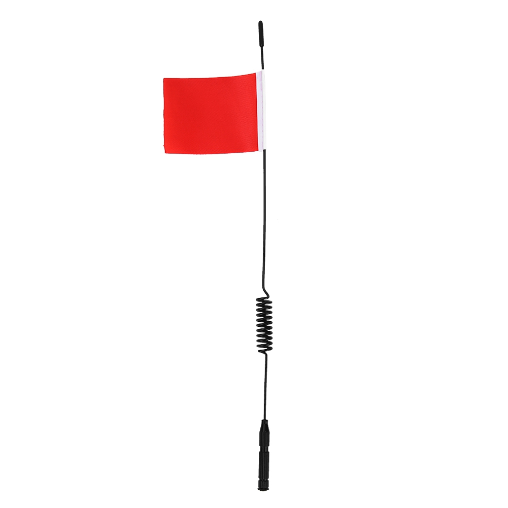 29 Cm Modellantenne Mit Flagge Für Rc-kletterautos, Signalleitungssimulation (rot)