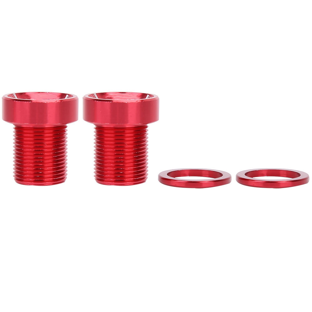 M15x19mm Titan-tretlagerschrauben Mit Gewinde Für Fahrräder, Rot