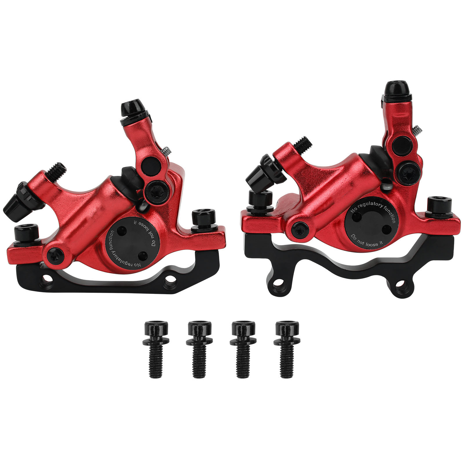 2-teiliges Scheibenbremsenset Aus Aluminiumlegierung Für Mountainbikes Und Falträder, Rotes Zubehör