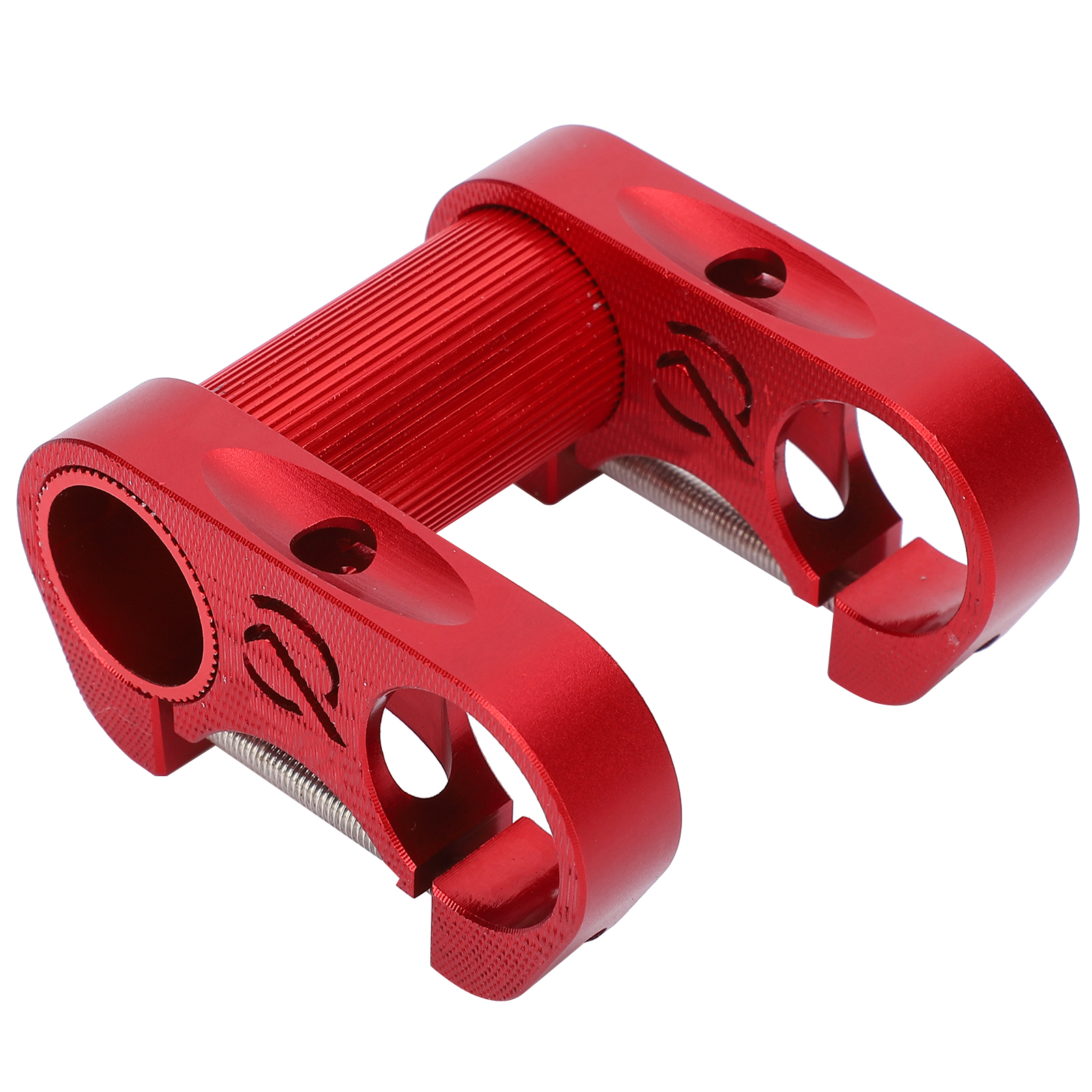Verstellbarer Doppelvorbau 25,4 Mm Für Falträder, Aus Aluminiumlegierung – Rot