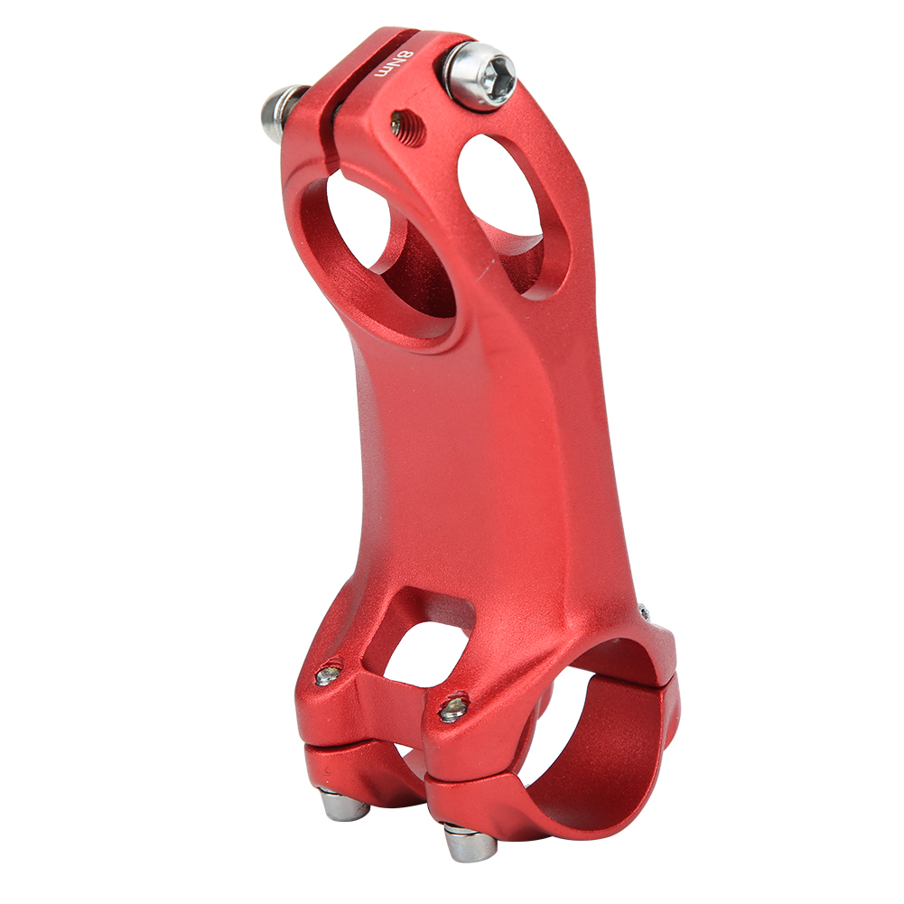 Ztto Fahrradvorbau, Aluminiumlegierung, Negativer Winkel, 80 Mm, Rot, Fahrradzubehör