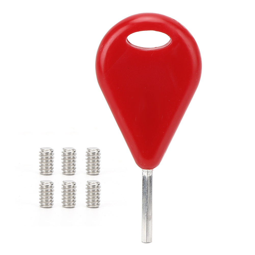 Fcs Surf Fin Befestigungsschrauben - Surf Equipment Ersatzteile Set (rot)
