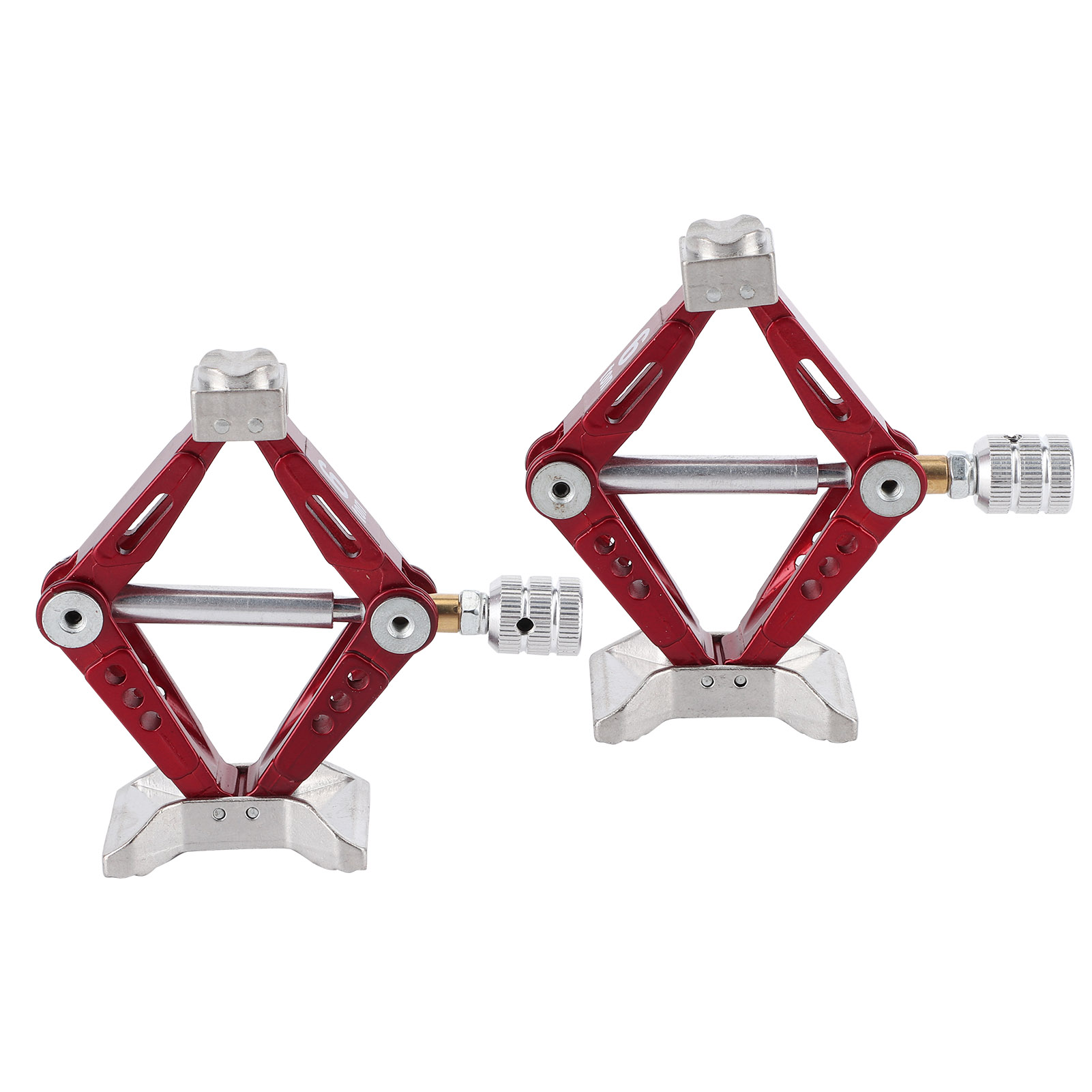 Stück Verstellbare, Rautenförmige Universal-metallheber Für 1/10 Rc-cars, Rot