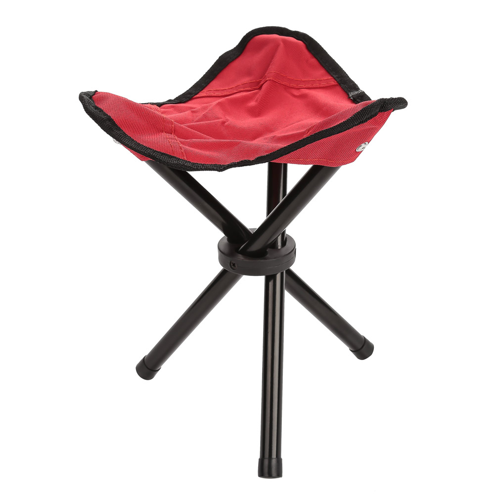 Tragbarer Klappstuhl Für Camping, Wandern, Angeln, Picknicks, Reisen (rot, Klein)