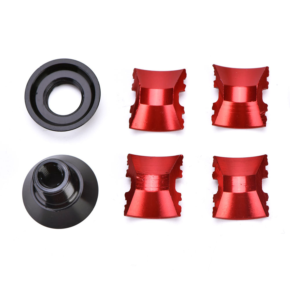 Expansionskappe Aus Aluminiumlegierung Für 28,6-mm-carbon-gabel Für Fahrräder (rot)