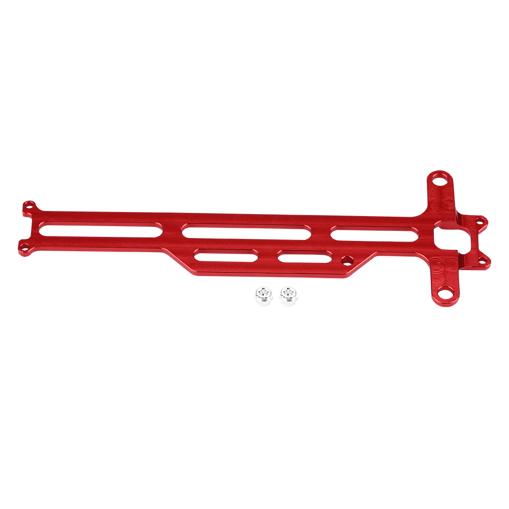 Cnc-gefräste Funkhalterung Aus Aluminiumlegierung Für Fs 1/18 Monstertruck - Rc-car (rot)