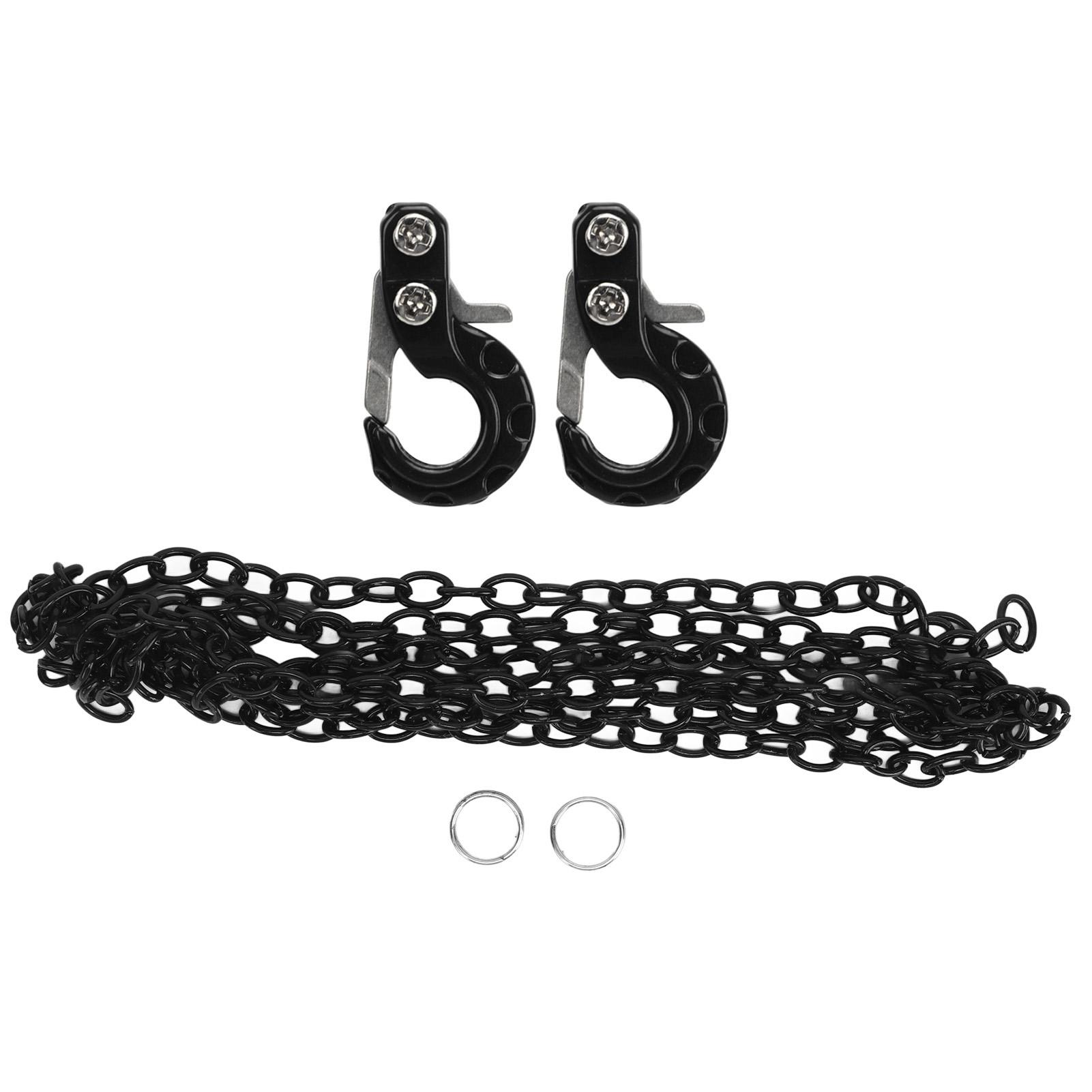 Stück Rc-anhängerkupplung, Korrosionsbeständige Aluminiumlegierung Für Modellautos Im Maßstab 1:10, Scx10 Schwarz