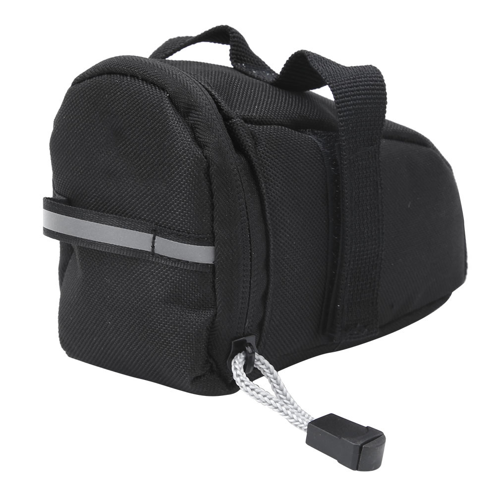 Schwarze Fahrradsatteltasche, Gepäckträgertasche Für Rennräder Oder Mountainbikes, Sattelzubehör