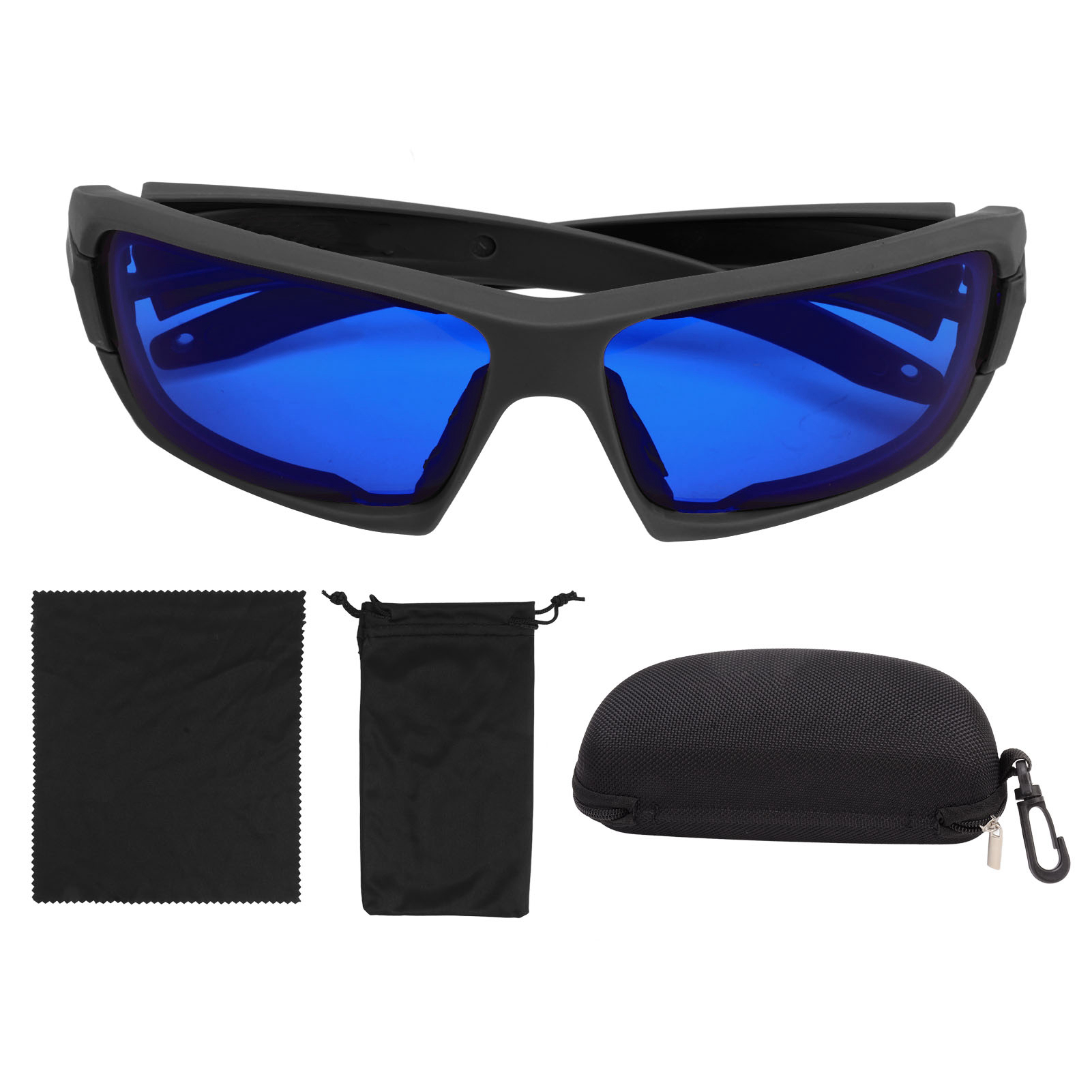 Uv- Und Winddichte Schutzbrille Für Golf Und Radfahren, Hd-sicht – Schwarz