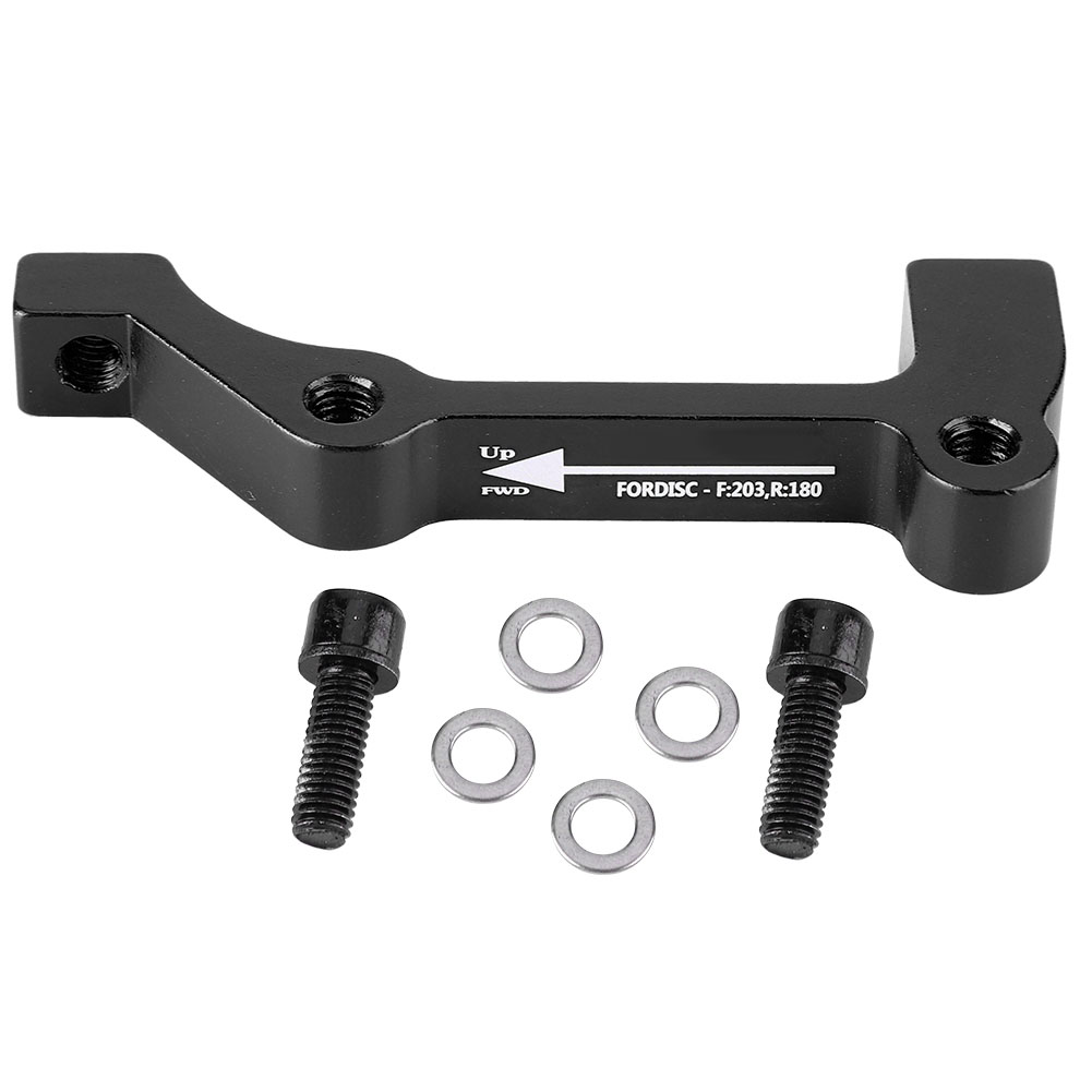 Pm A-f180 Is B-f203/r180 Fahrrad-scheibenbremsadapter – Schwarz – 1 Stück