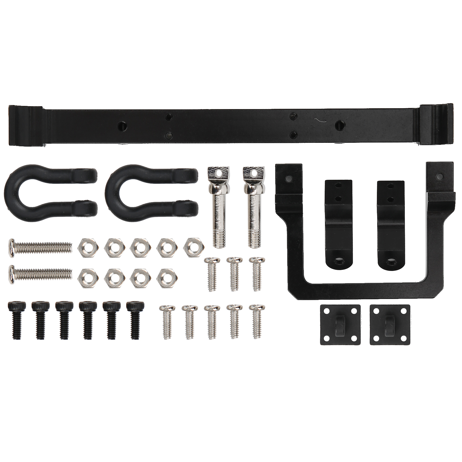 Frontstoßstange Mit Schlaufe Für Rc-modelle, Kompatibel Mit Mn90, Mn90k, Mn91, Mn91k, Mn45, Mn45k, Mn96, Mn99, Mn99s, Mn40 – Schwarz