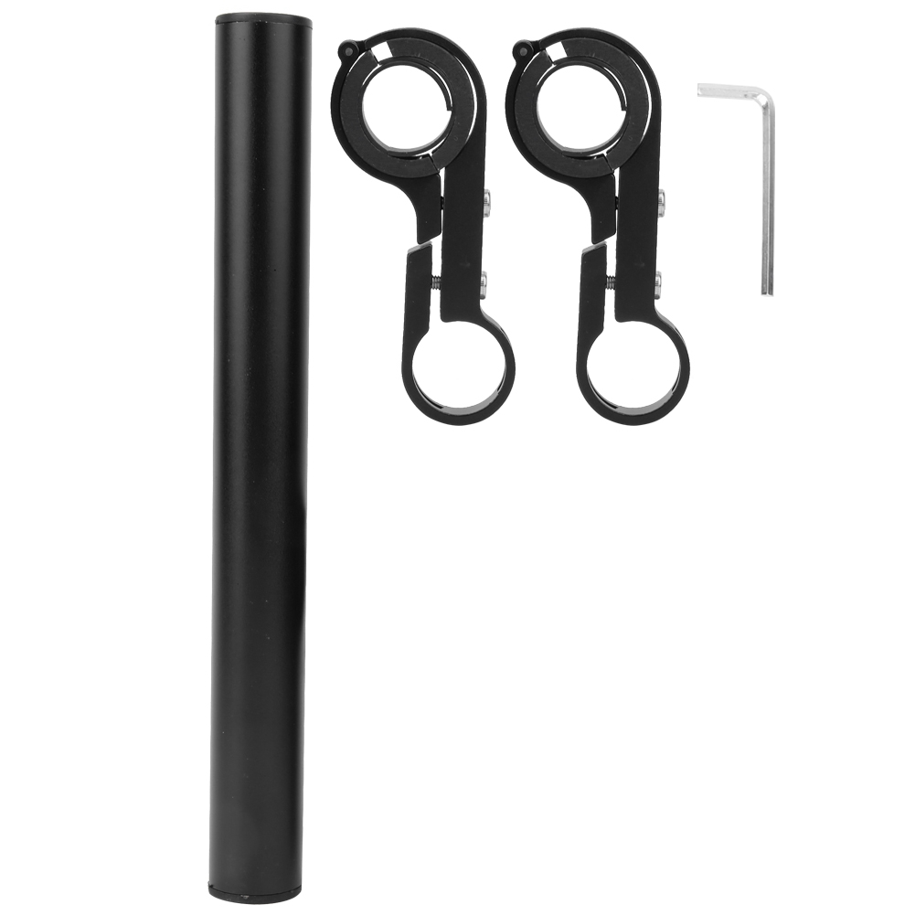 Vorbauverlängerung Aus Aluminiumlegierung Für Rennräder Und Mountainbikes Mit Clip – Schwarzes Fahrradzubehör