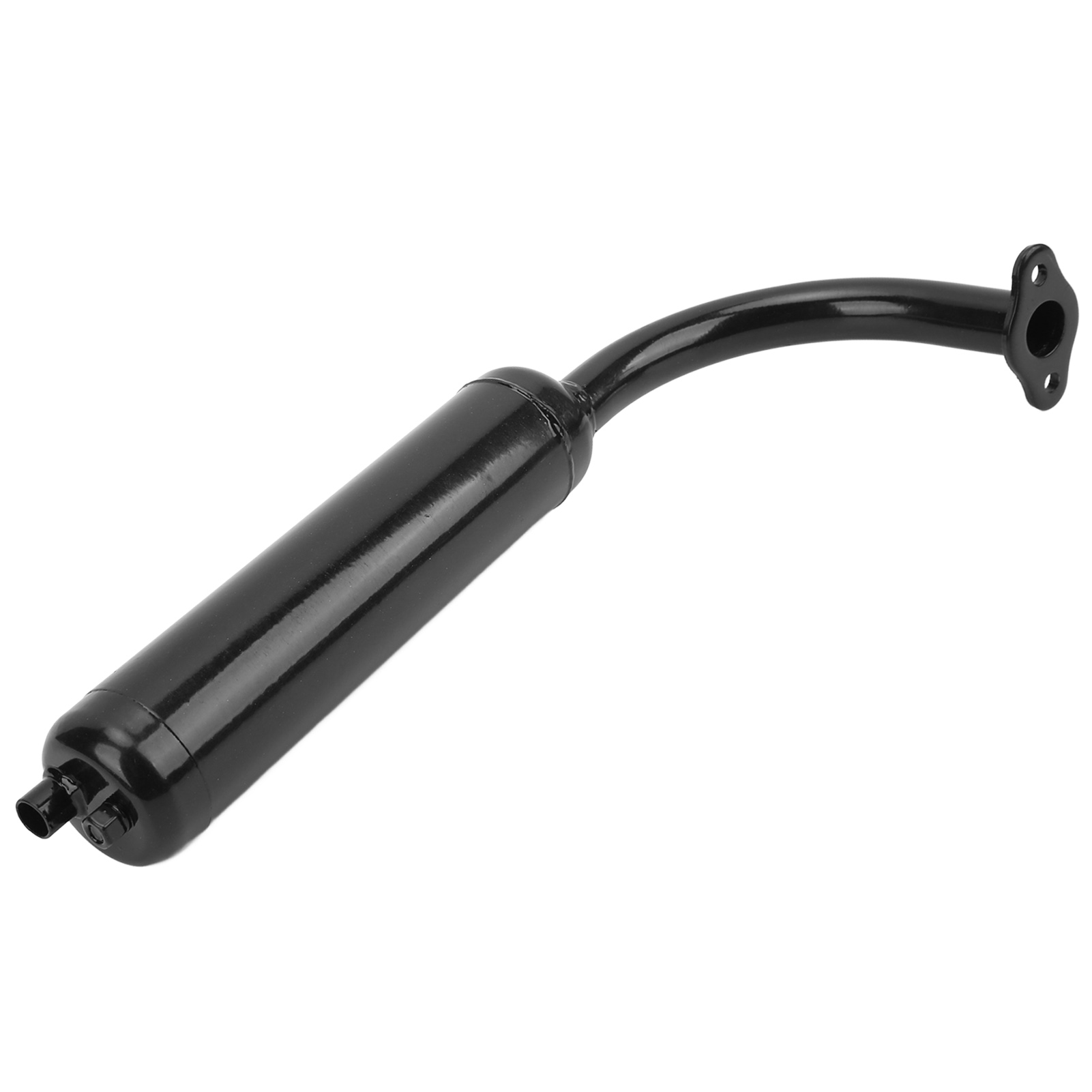 Schwarzer Schalldämpfer Für 2-takt-zweizylindermotoren (49 Cm³, 60 Cm³, 66 Cm³, 80 Cm³) – Auspuffanlage Für Motorisierte Fahrräder