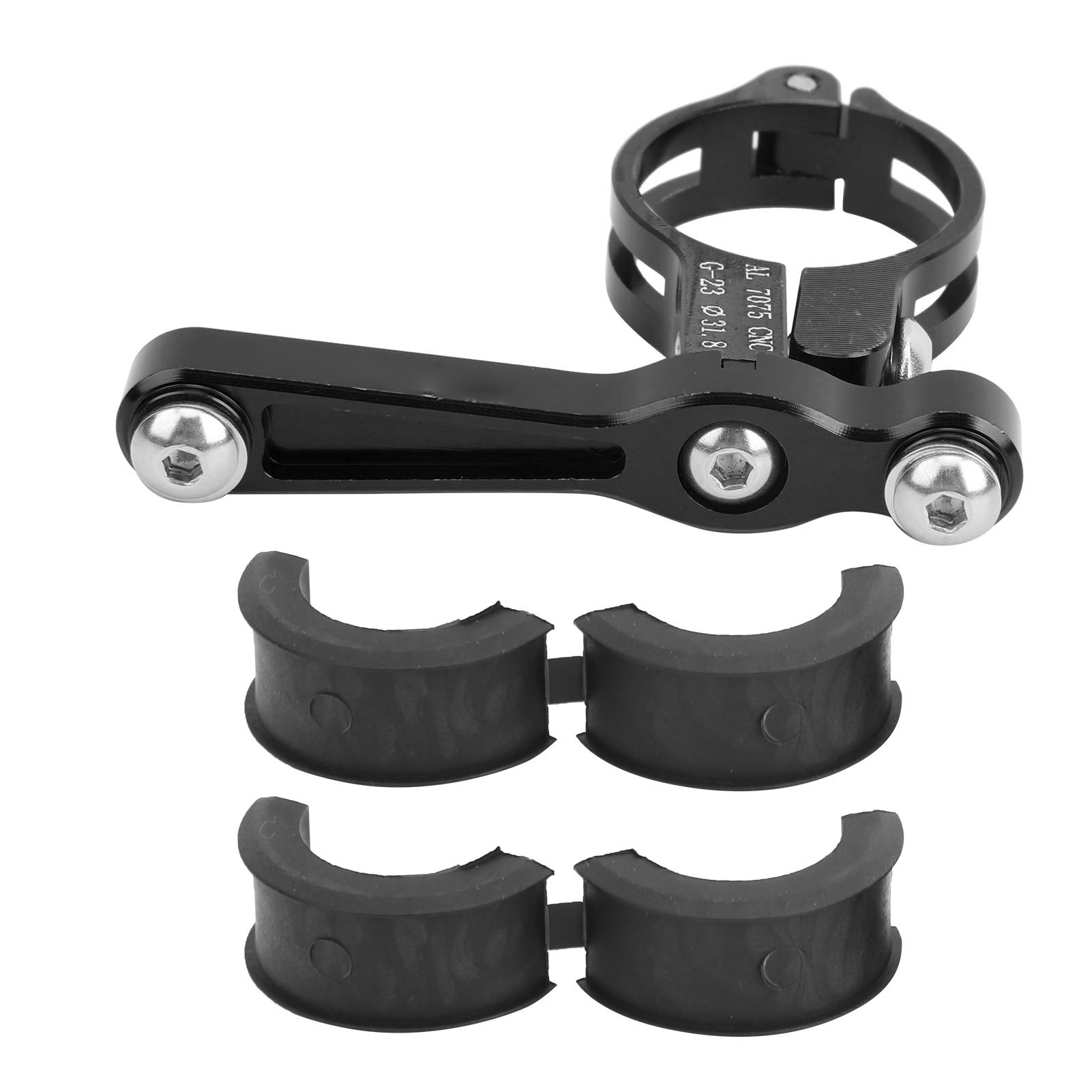 Gub Fahrrad-trinkflaschenhalter Aus Aluminiumlegierung, Adapter Für Fahrradrahmen-trinkflaschenhalterung, Schwarz