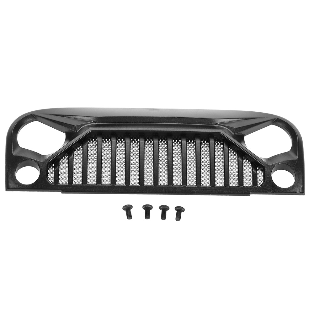 Nylon-frontzubehörset Mit Wütenden Augen Für Jeep Wrangler Crawler 1:10