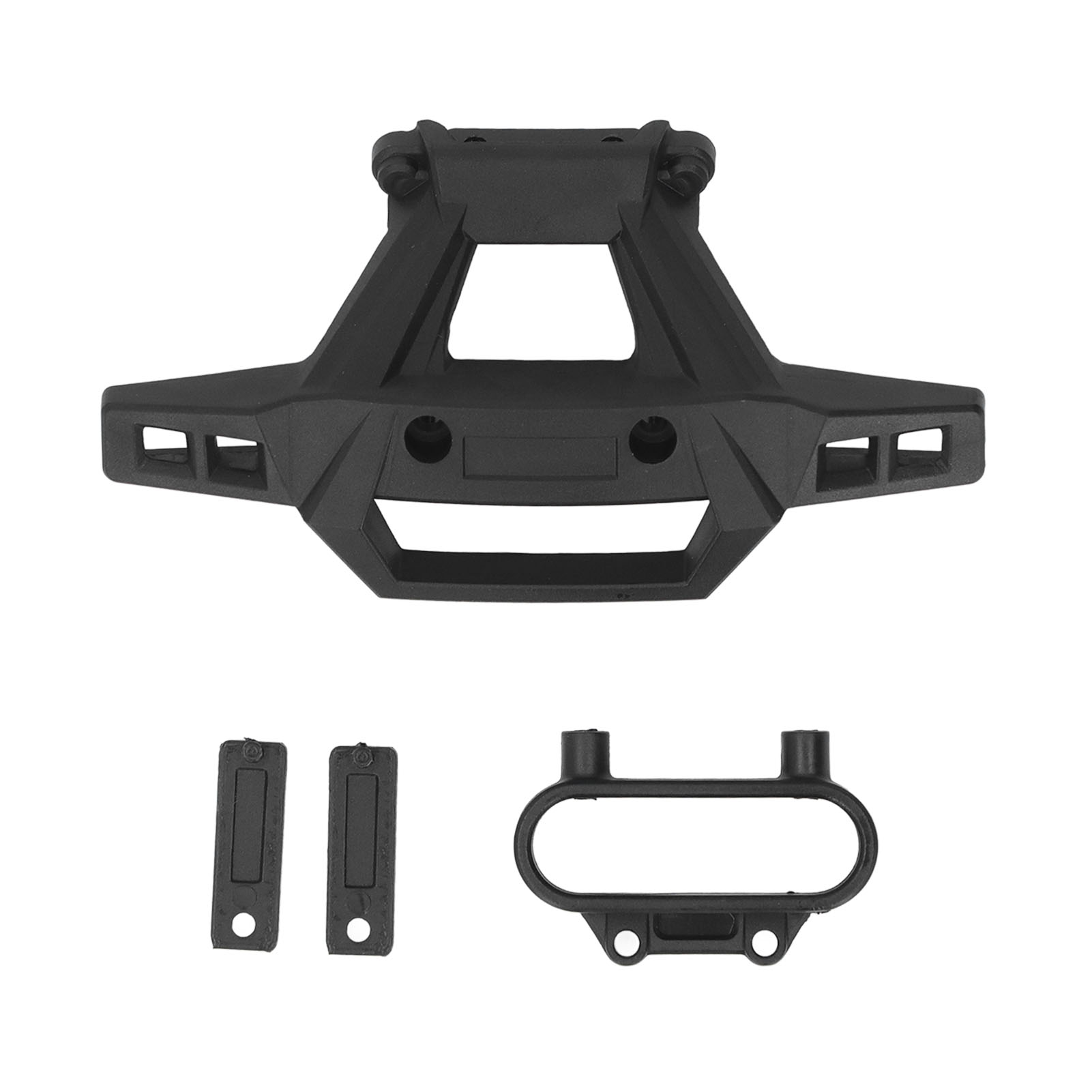 Frontstoßstange Für 1/16 Rc-cars, Zubehör Für Scy Modelle 16101 Und 16102, Aus Robustem Pa, Schwarze Farbe.