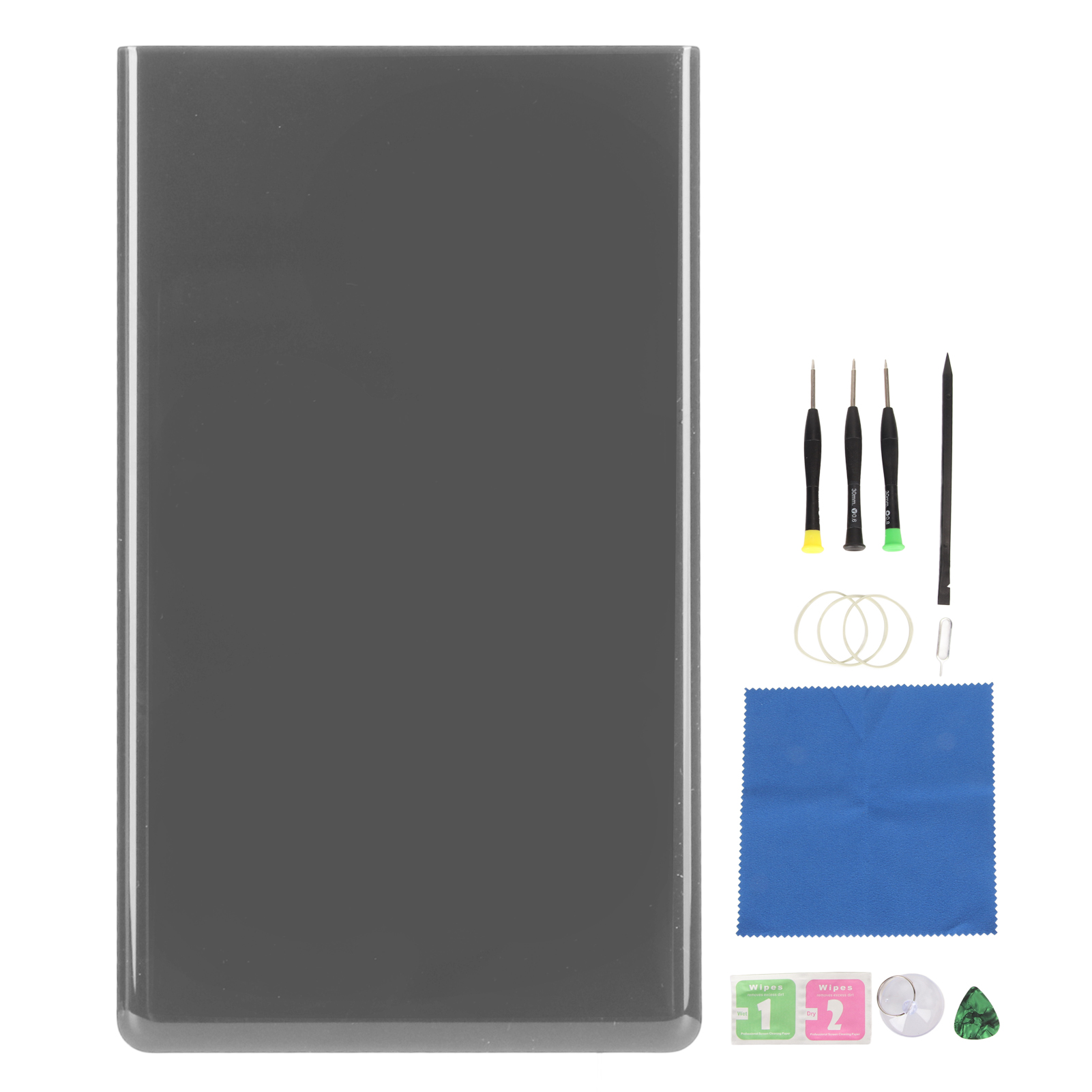 Glasrückseite Für Smartphones – Perfekter Ersatzdeckel Inklusive Reparaturwerkzeug Für Pixel 6 – Schwarz