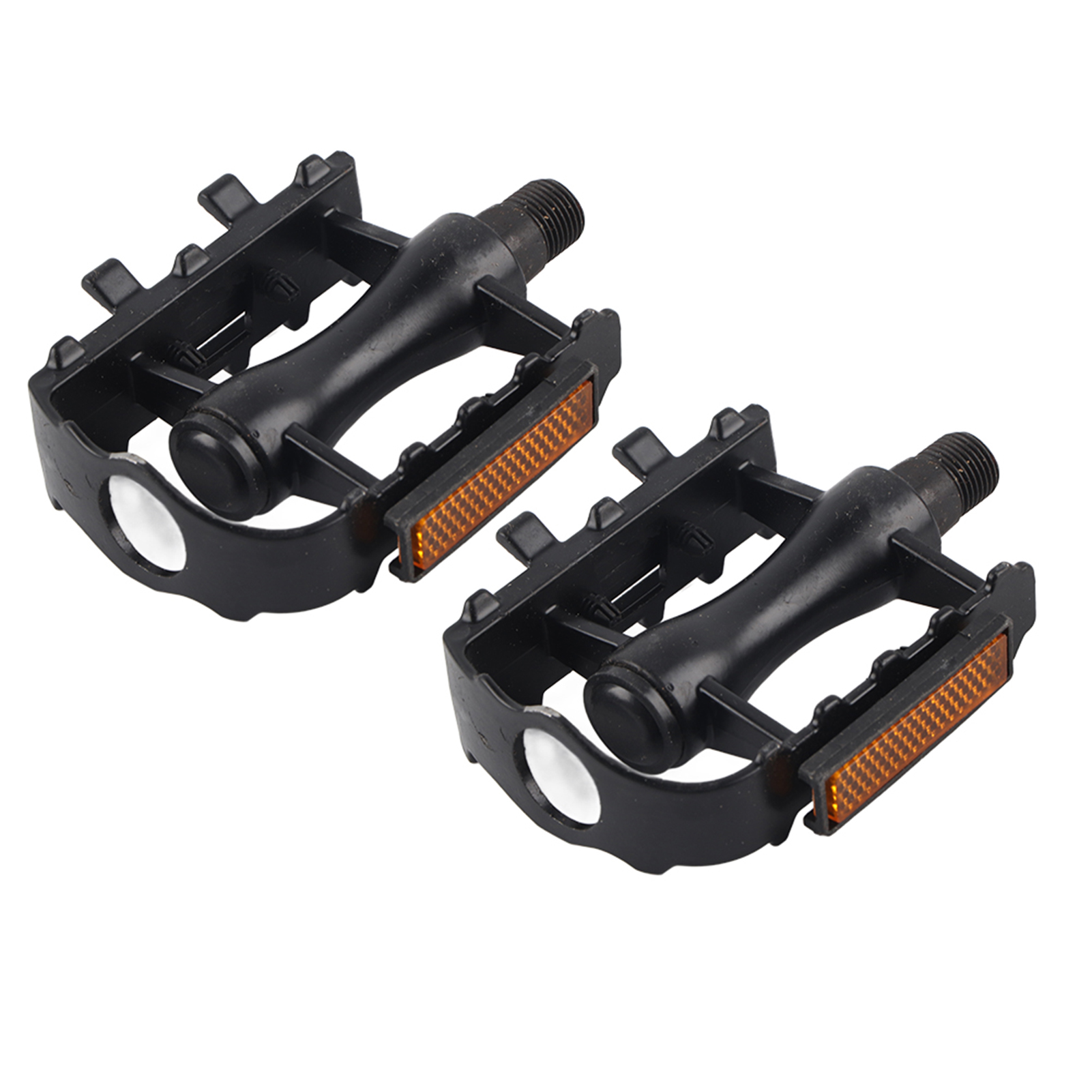 Paar Rennrad-/mountainbike-pedale, Leichte Aluminiumlegierung, Schwarz, Ersatzteil