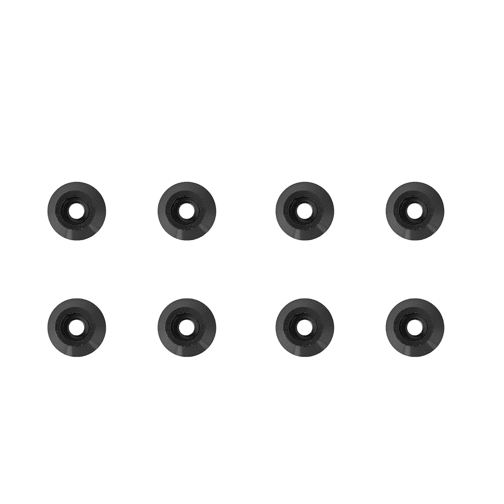 Metall-kegelkopfschrauben Mit Unterlegscheiben Für 1/10 Und 1/8 Rc-cars (schwarz, D10105bl)