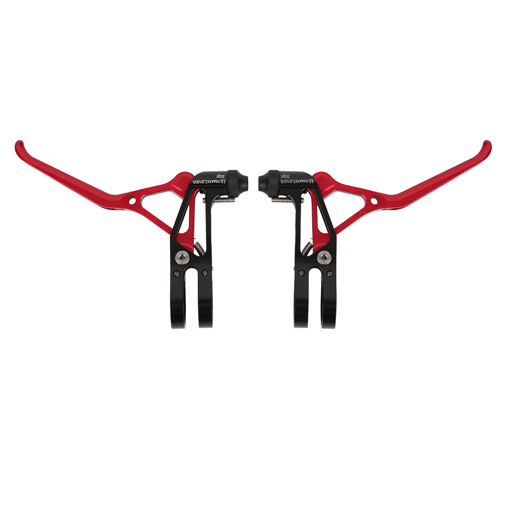Verstellbarer Bremshebel Aus Aluminiumlegierung Für Mountainbikes, Schwarz Und Rot