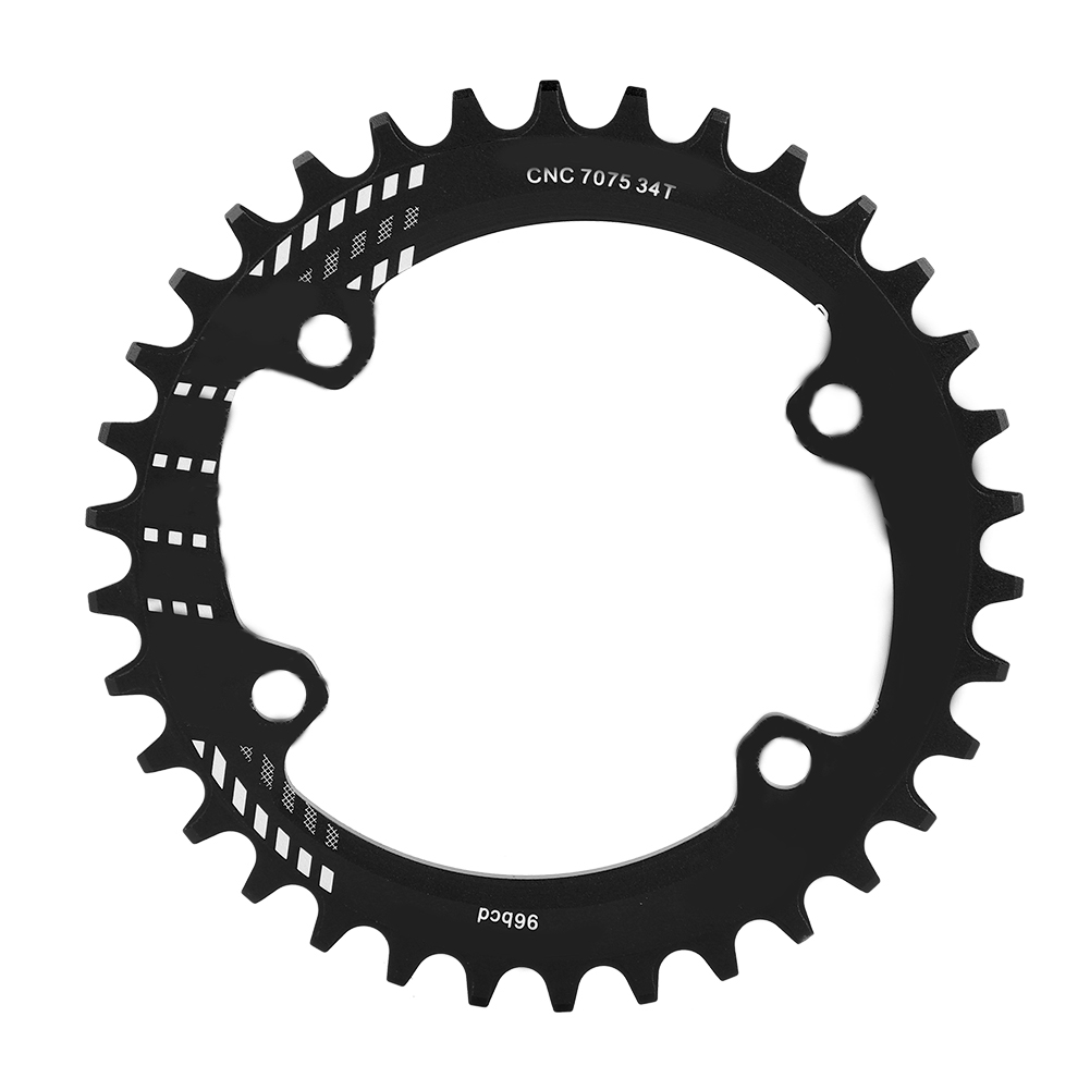 Schmaler Lochkreis (bcd), 96 Mm Breites Ritzel Für M6000, M7000 Und M8000, Einzelnes 34-zähne-kettenblatt, Schwarz