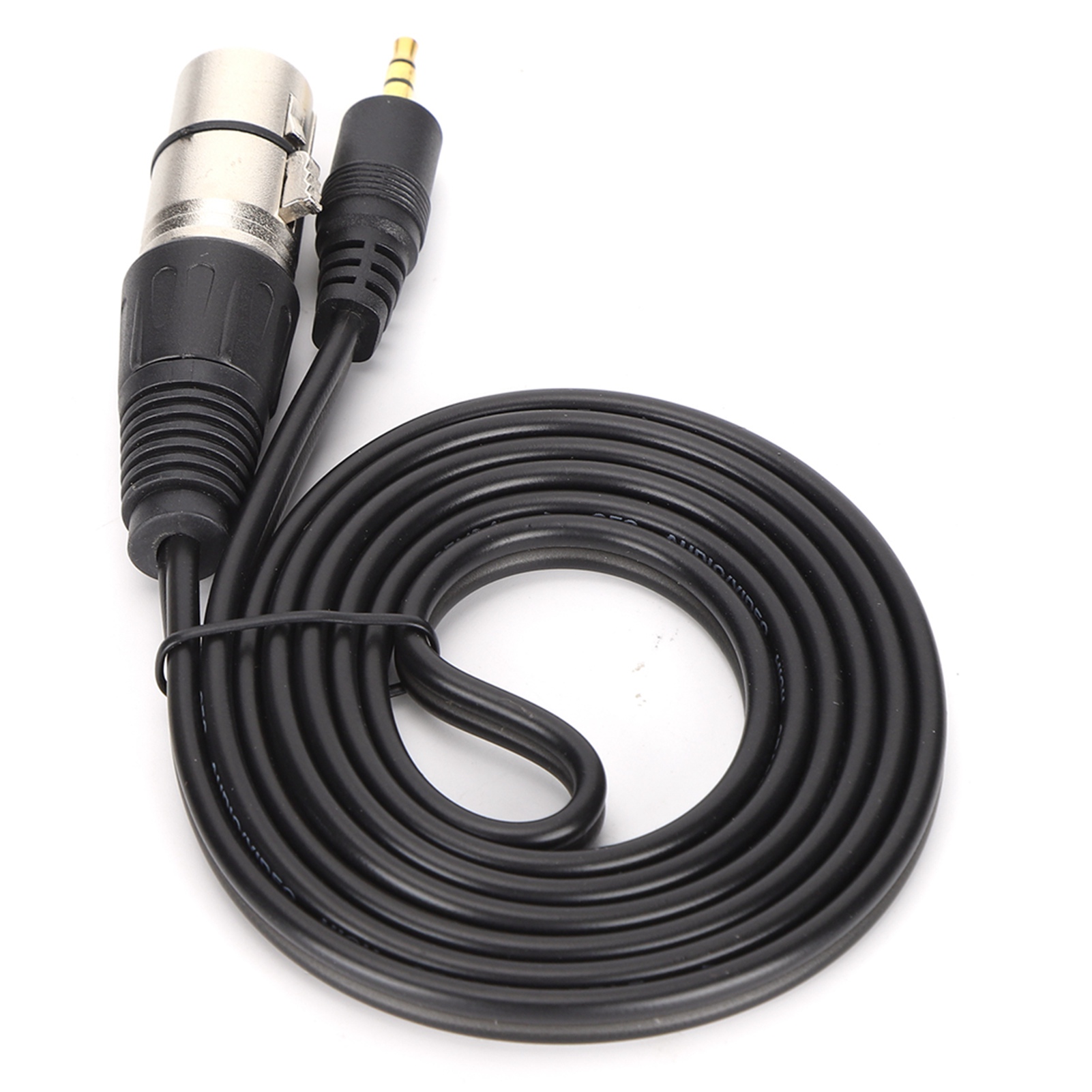 3,5-mm-klinkenstecker Auf Xlr-buchse Mikrofonkabel Für Kamera Und Pc, Schwarz, 1,5 M