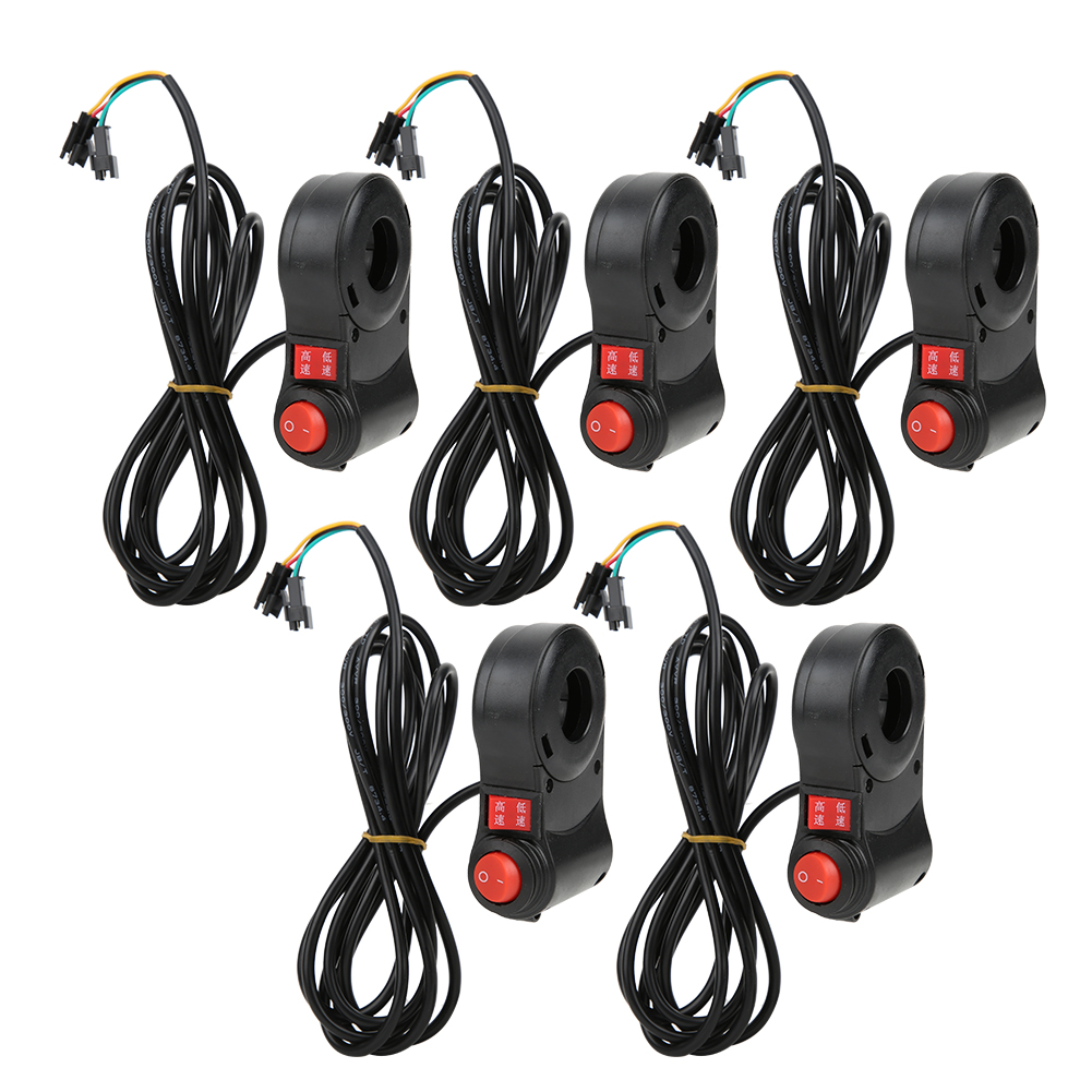 Stück Lenkerschalter Für Elektrofahrräder Mit Spannungsanzeige, Automatischer Geschwindigkeitsanzeige (hoch/niedrig)