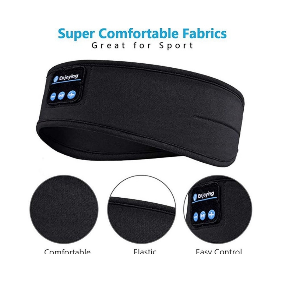 Schlafmaske Mit Bluetooth-kopfhörern – Ideales Geschenk Zum Schlafen, Schwarz