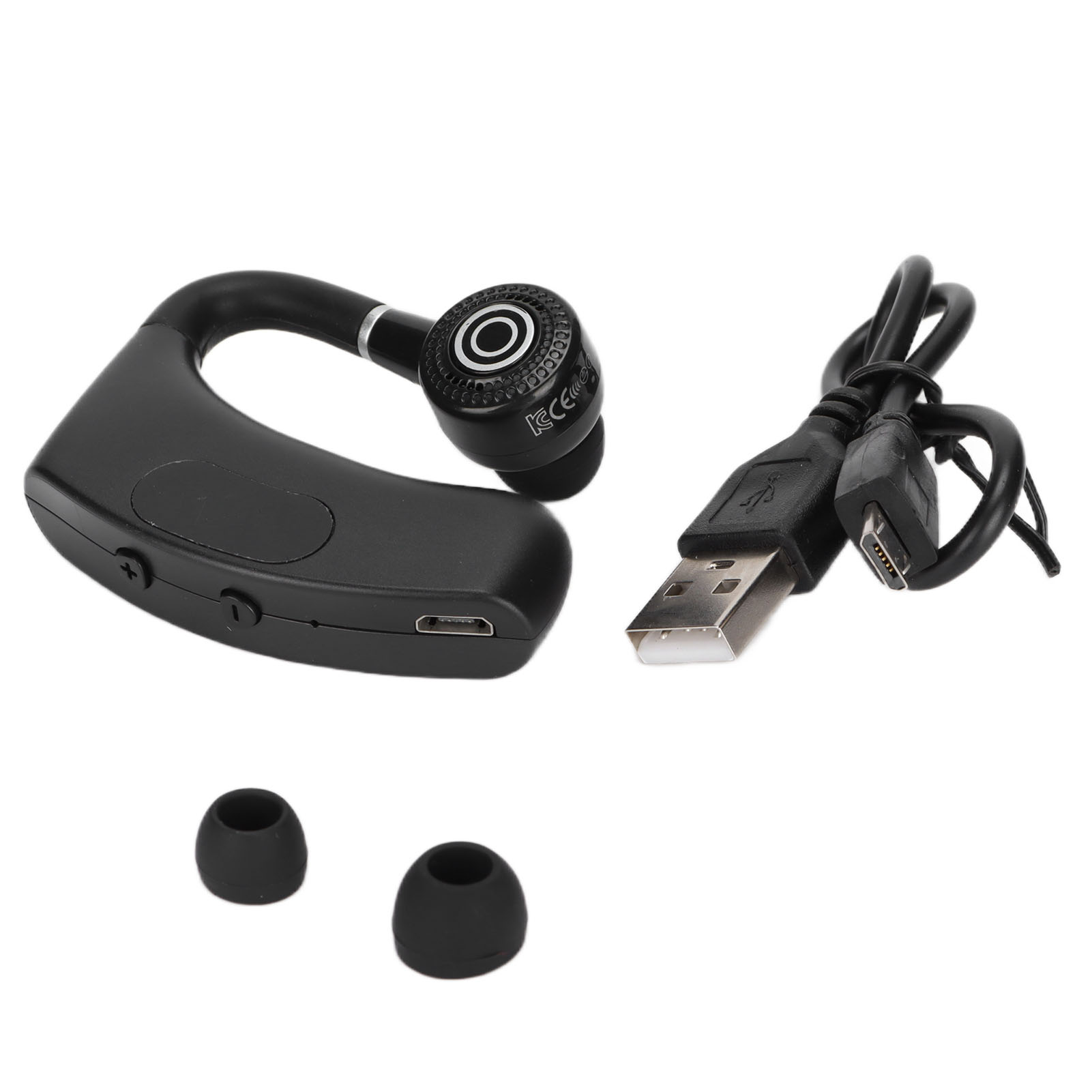 V12 Mono Bluetooth-headset, Kabellose Ohrhörer Mit Tragefunktion, Led-digitalanzeige, Freisprechfunktion Für Büro Und Professionelle Anwendungen