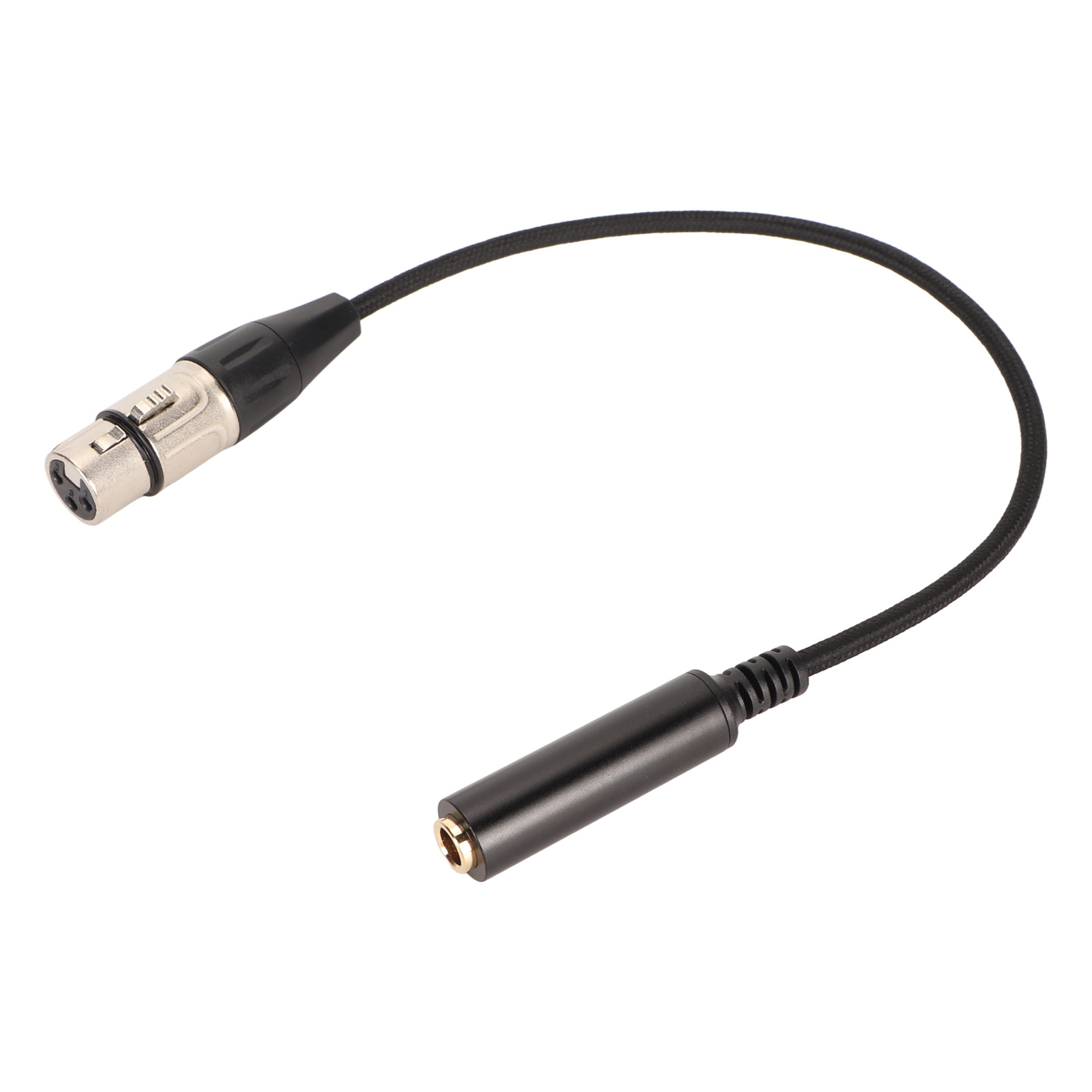 6,5-mm-ts-buchse Auf Xlr-buchse (3-polig), Symmetrisches Mikrofonkabel, 30 Cm, 6,35-mm-klinkenstecker